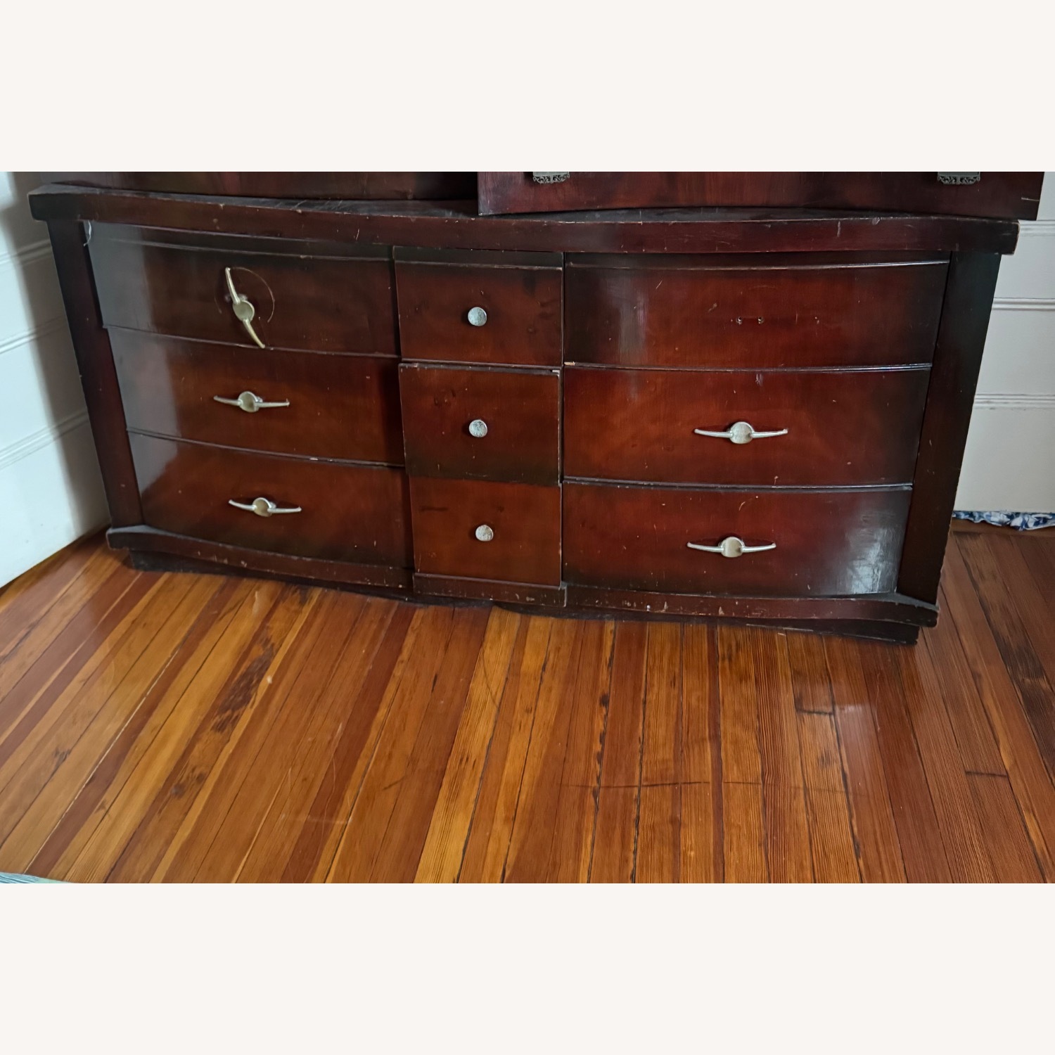 Mahogany 9 Drawer Dresser  - image-2