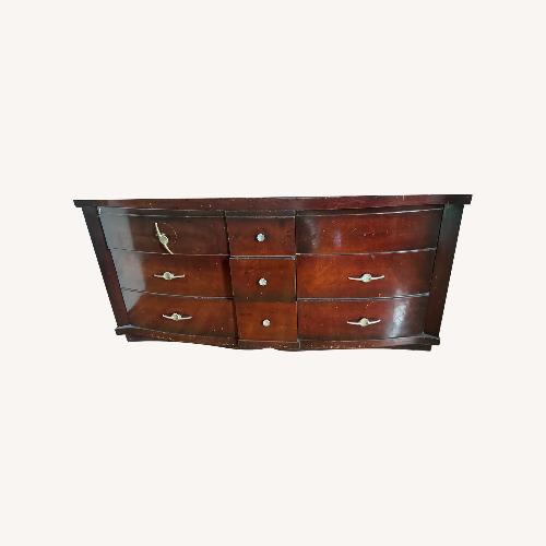 Used Mahogany 9 Drawer Dresser for sale on AptDeco