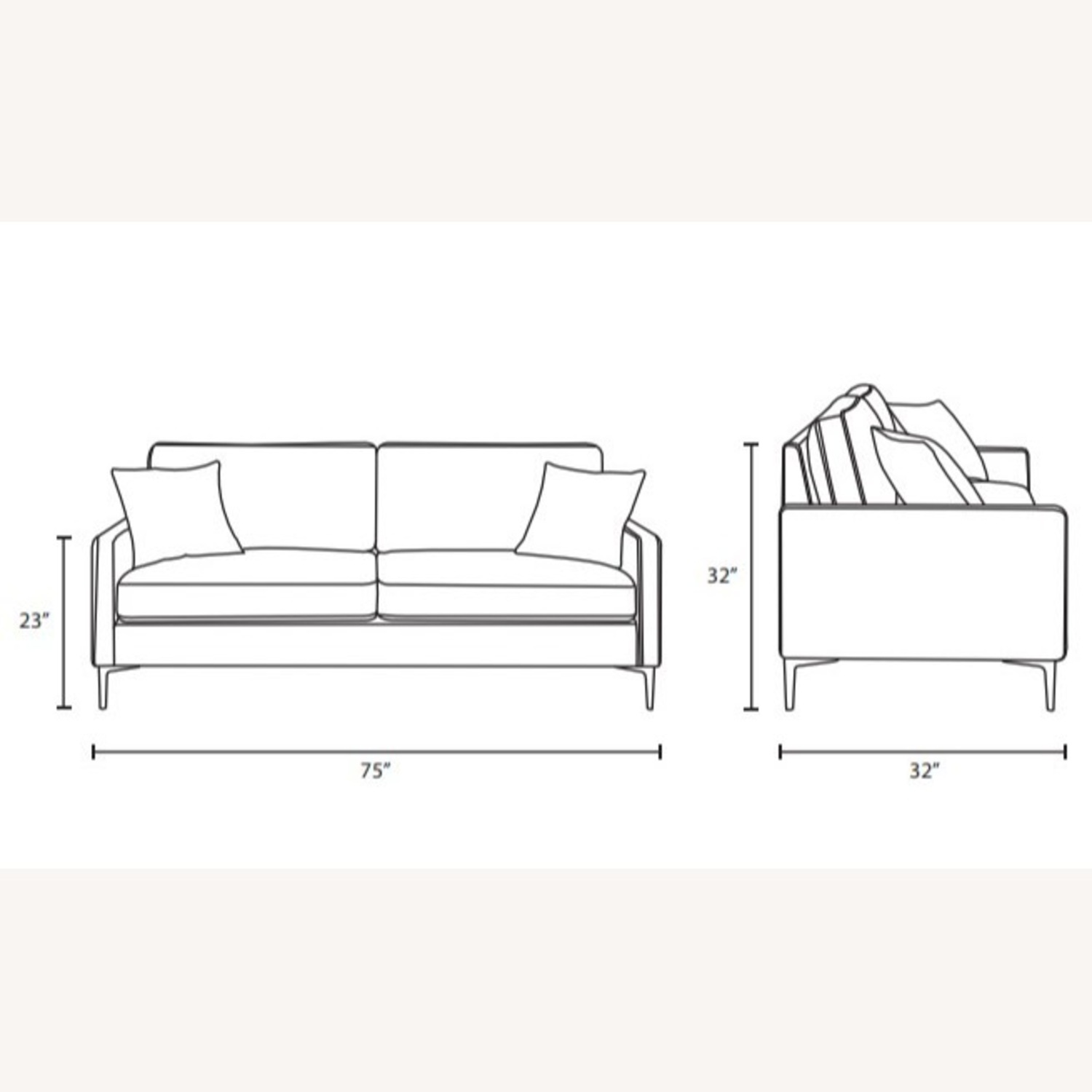 Sofa In Dusty Rose Performance Velvet Upholstery - image-12