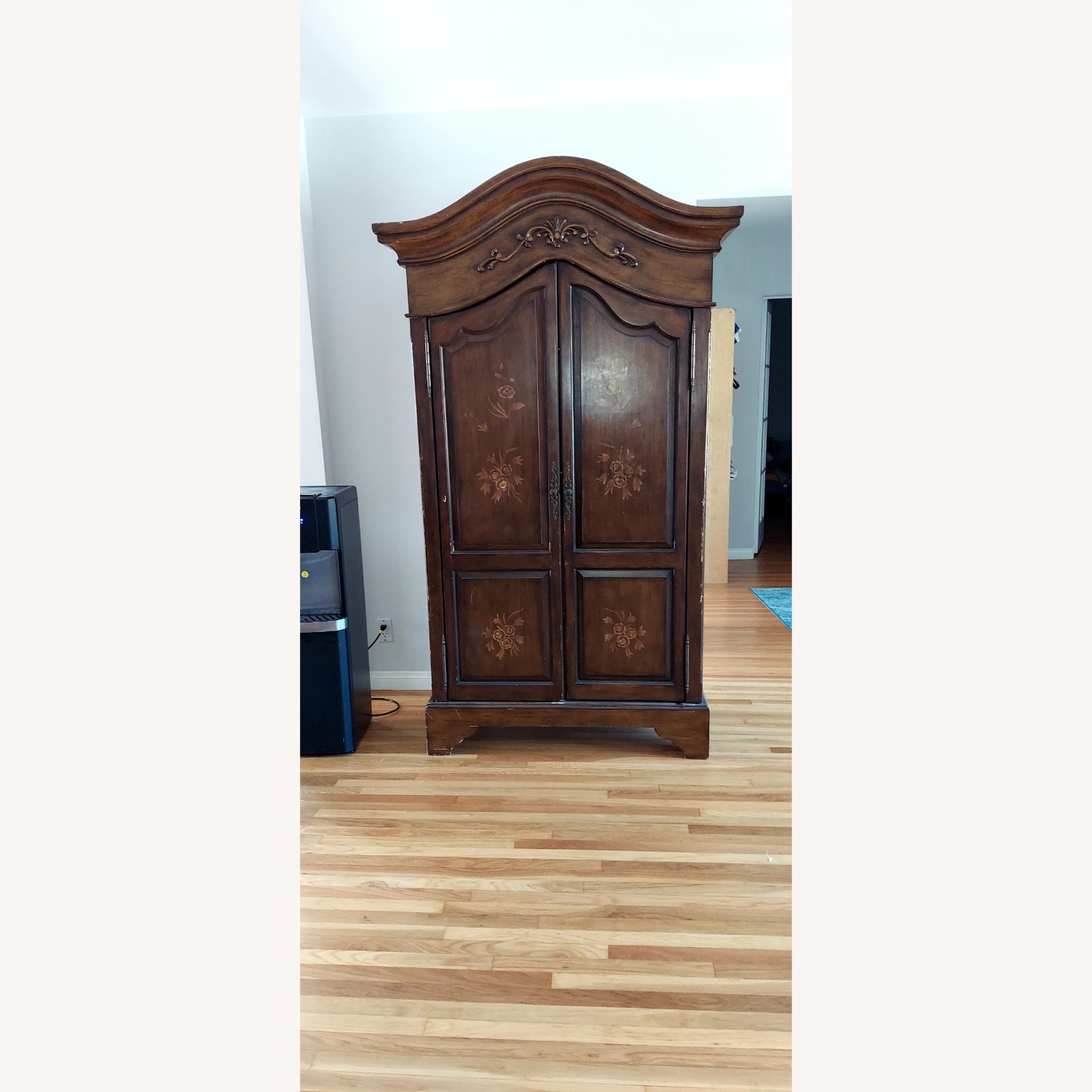 Solid Wood Armoire - image-3