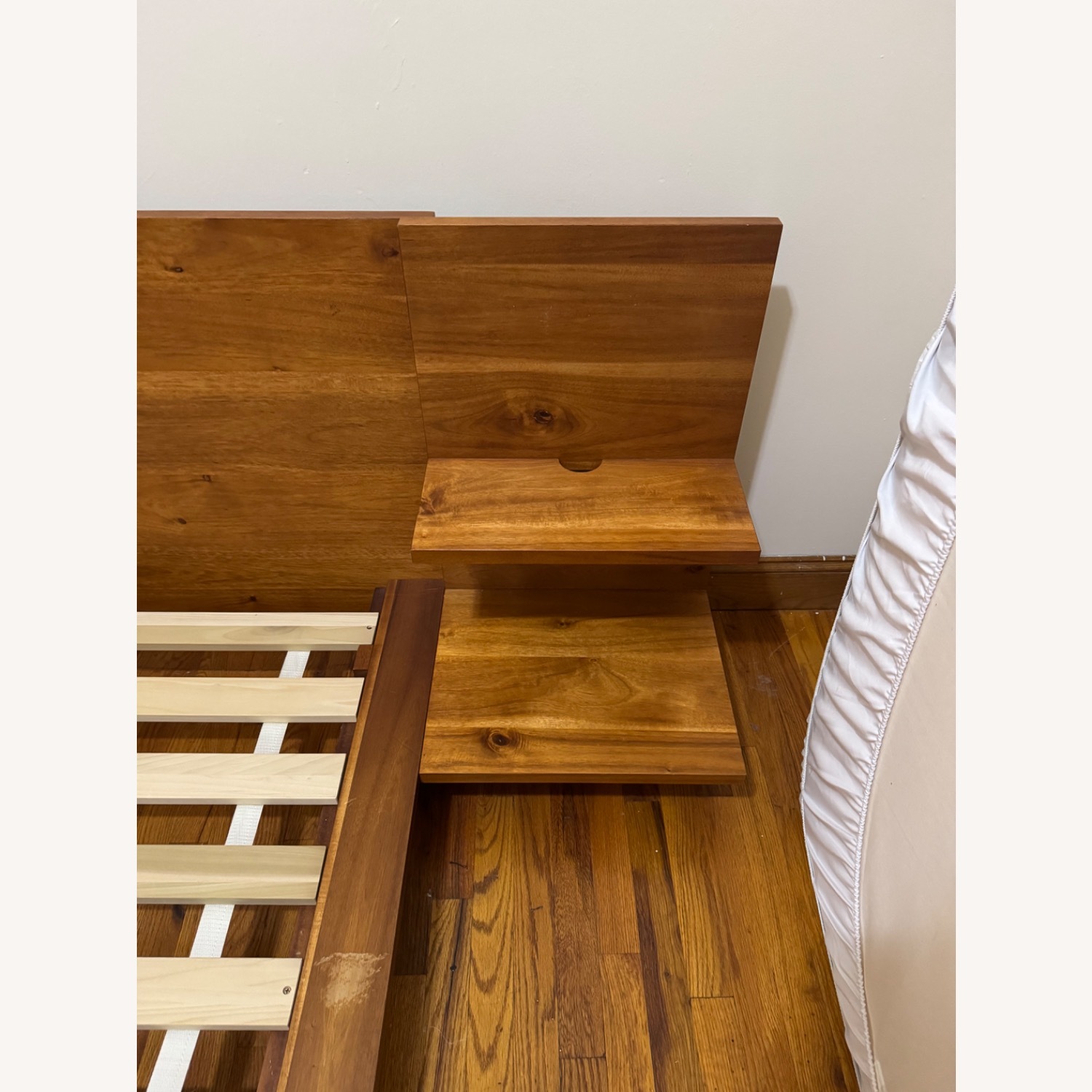 CB2 Andes Acacia Wood Platform Bed - image-2