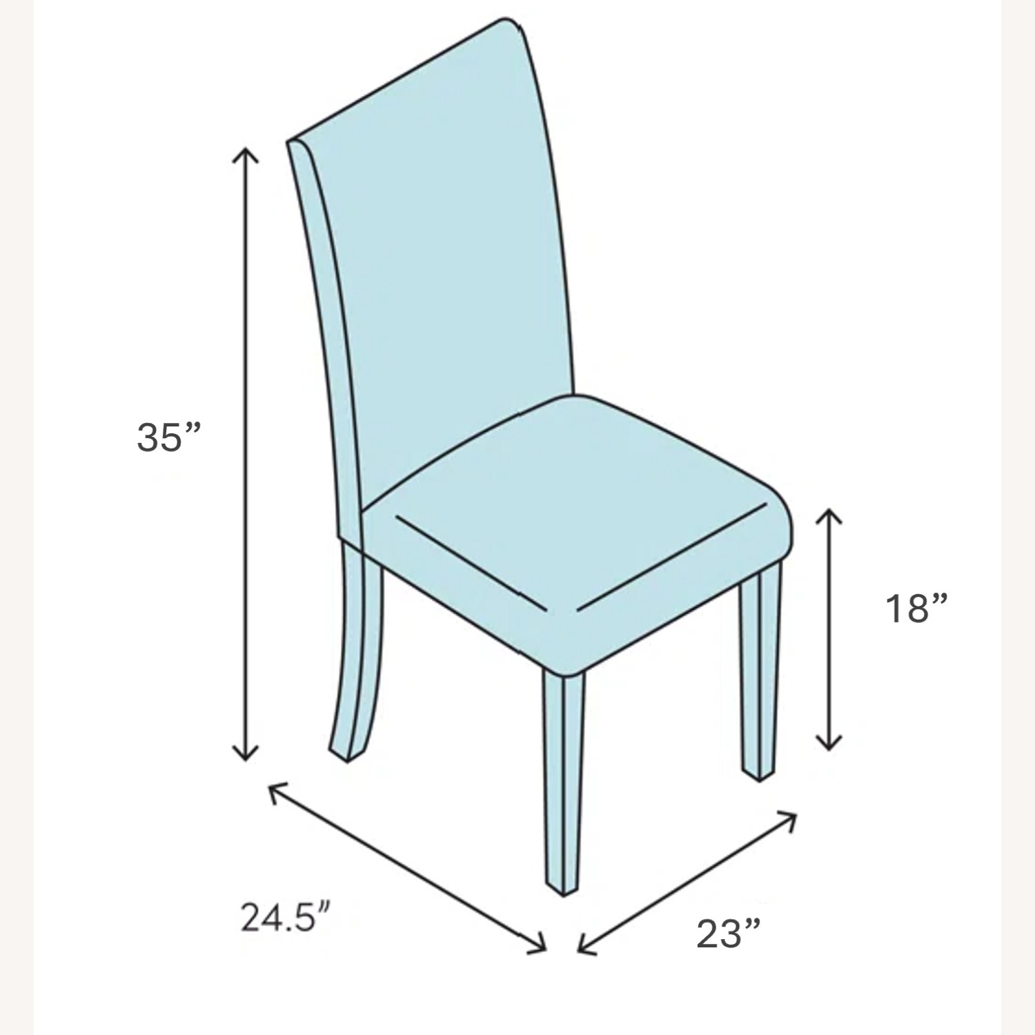 Tufted Velvet Upholstered Parsons Chairs (4) - image-4