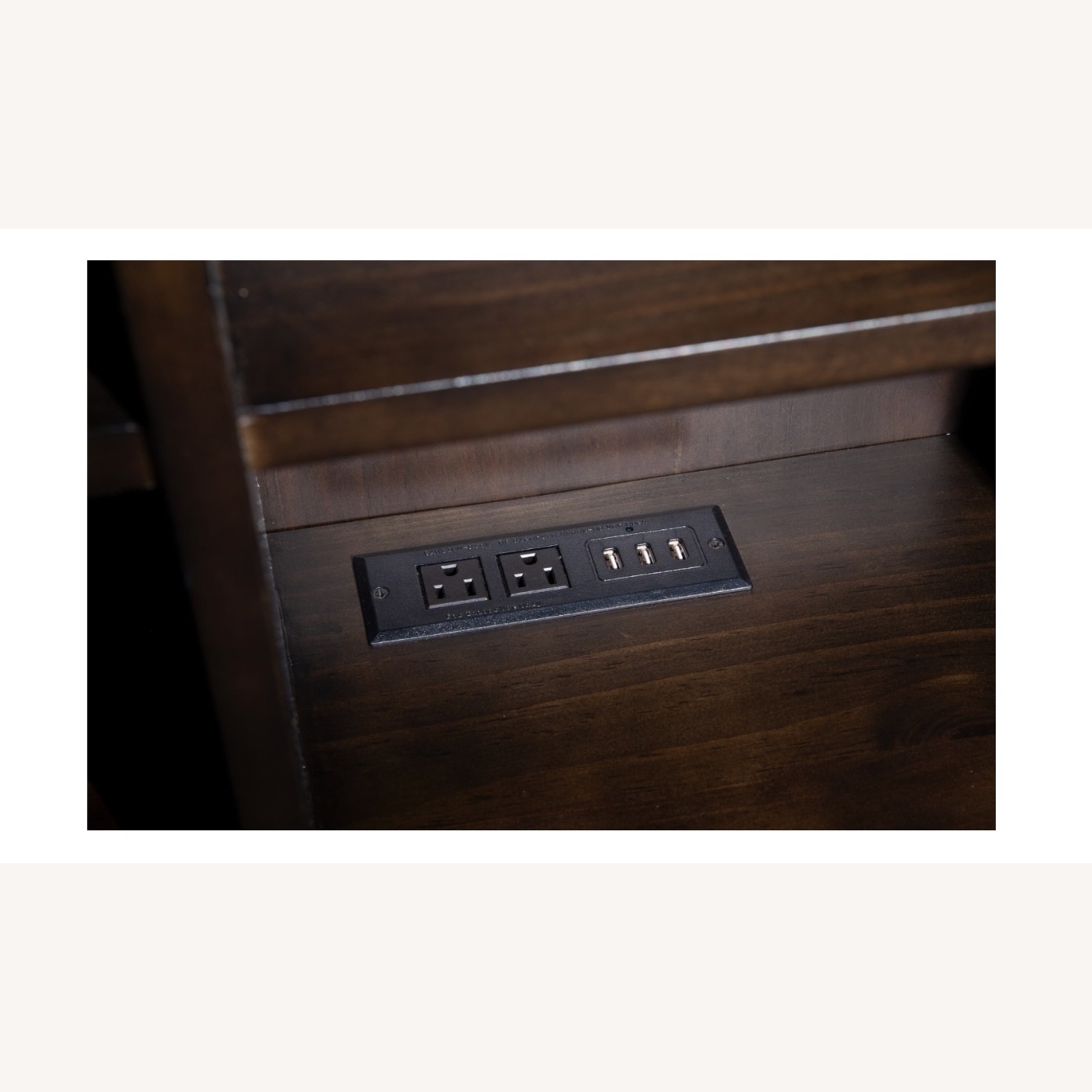 Montana Queen Brown Bookcase Storage Bed - image-5