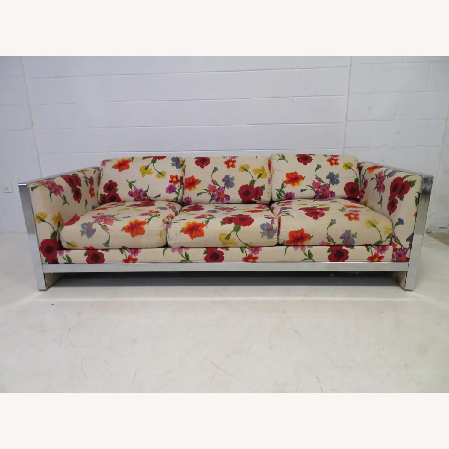 Milo Baughman Style Mid-Century Modern Sofa - image-1