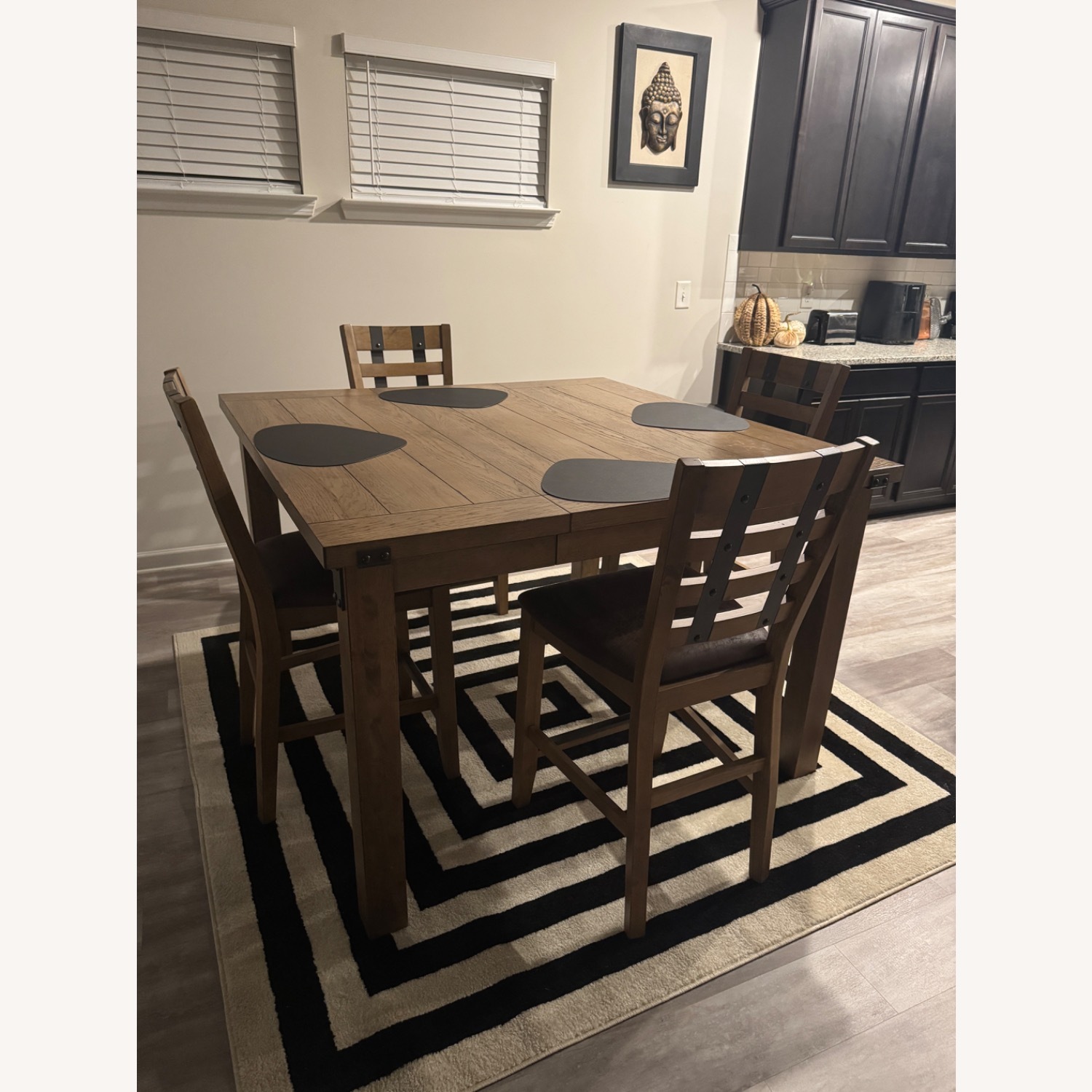 Wood Dining Table Set - image-2
