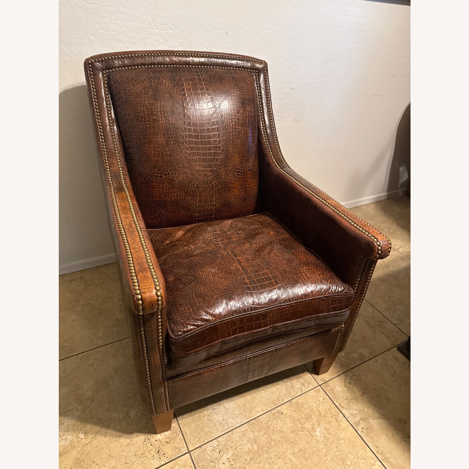 Leatherette Armchair  - image-1