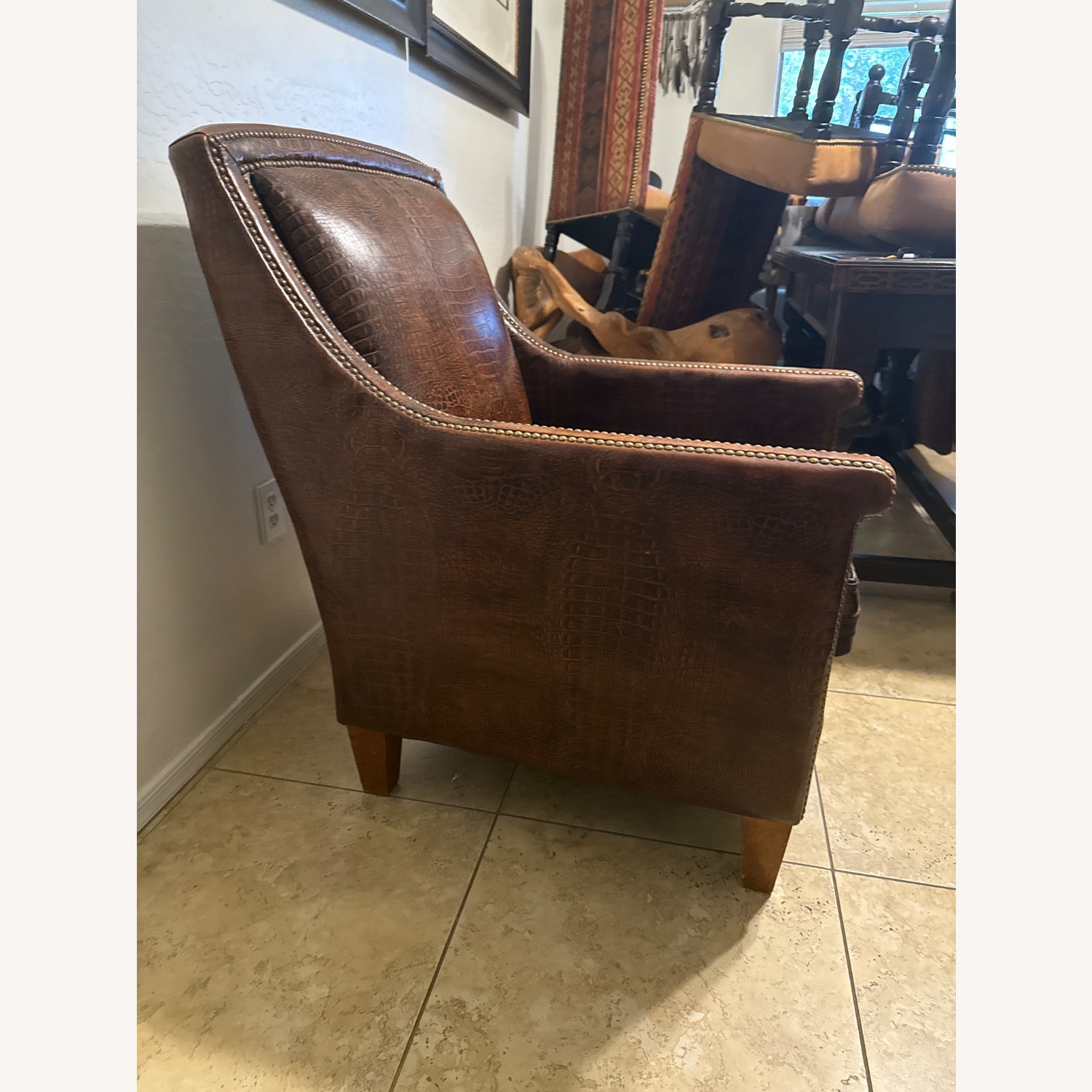 Leatherette Armchair  - image-2