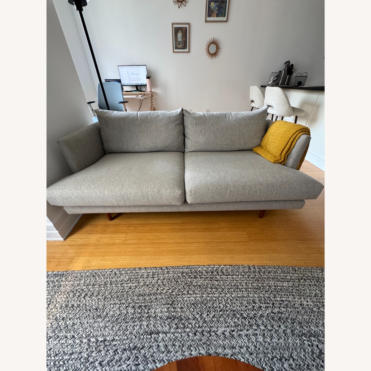 Article Grey Two-Seater Sofa - image-2