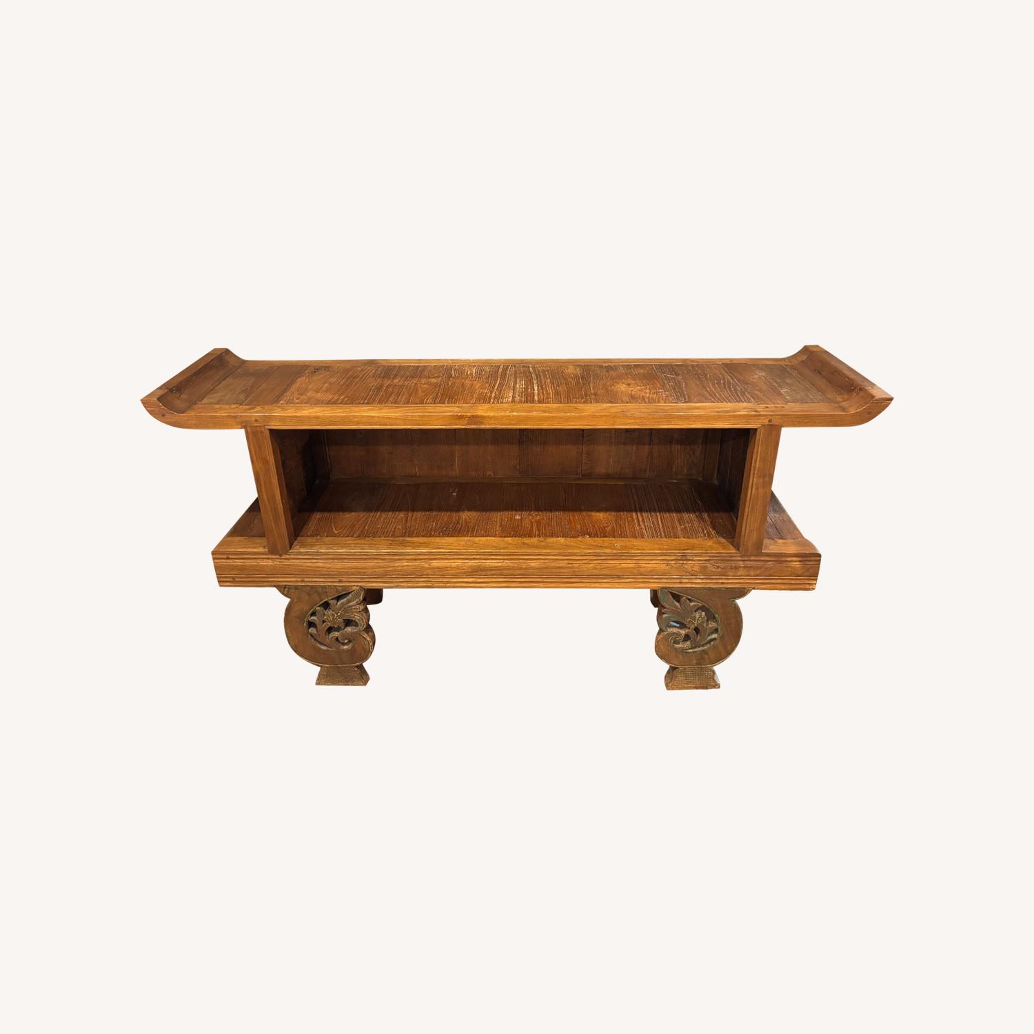 Solid Wood Handmade Console Table S.E. Asian - image-0