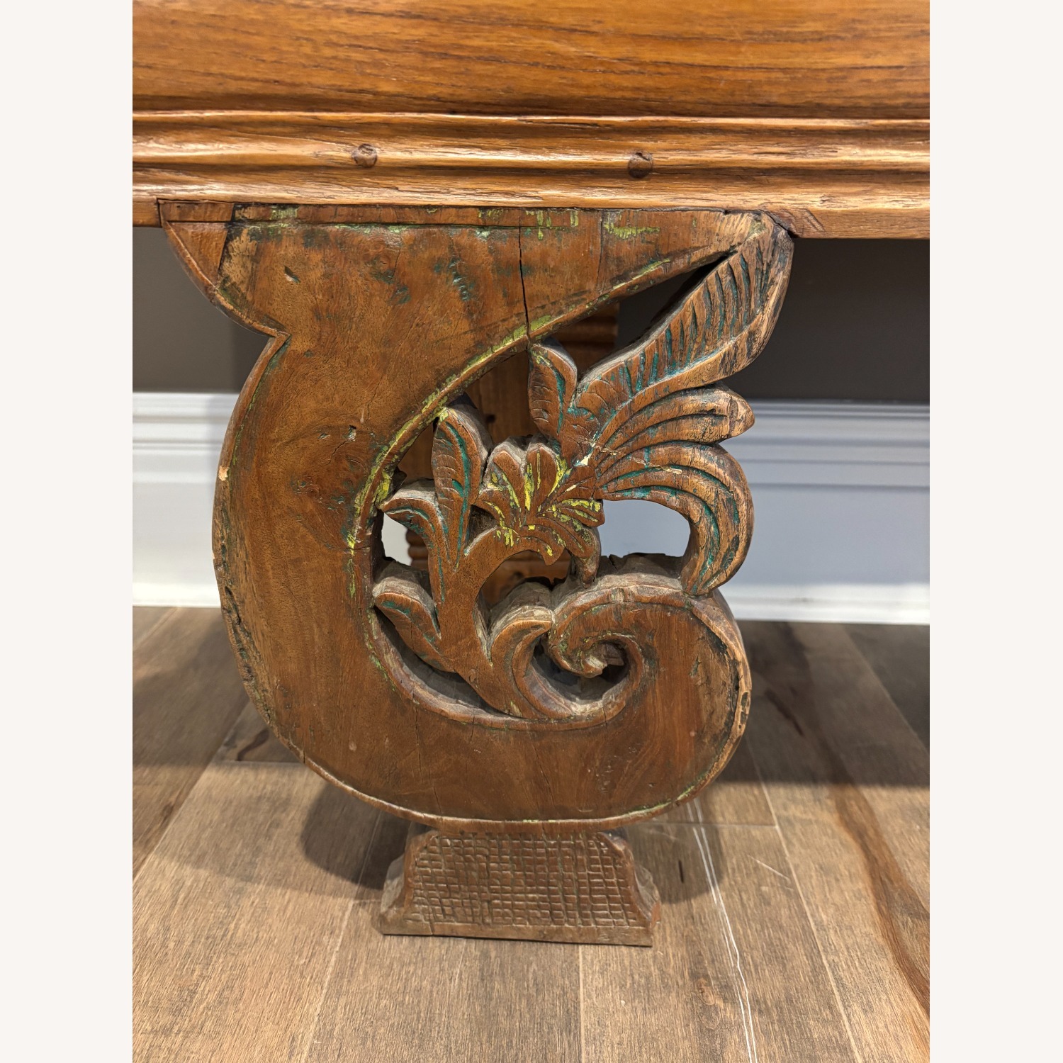 Solid Wood Handmade Console Table S.E. Asian - image-8
