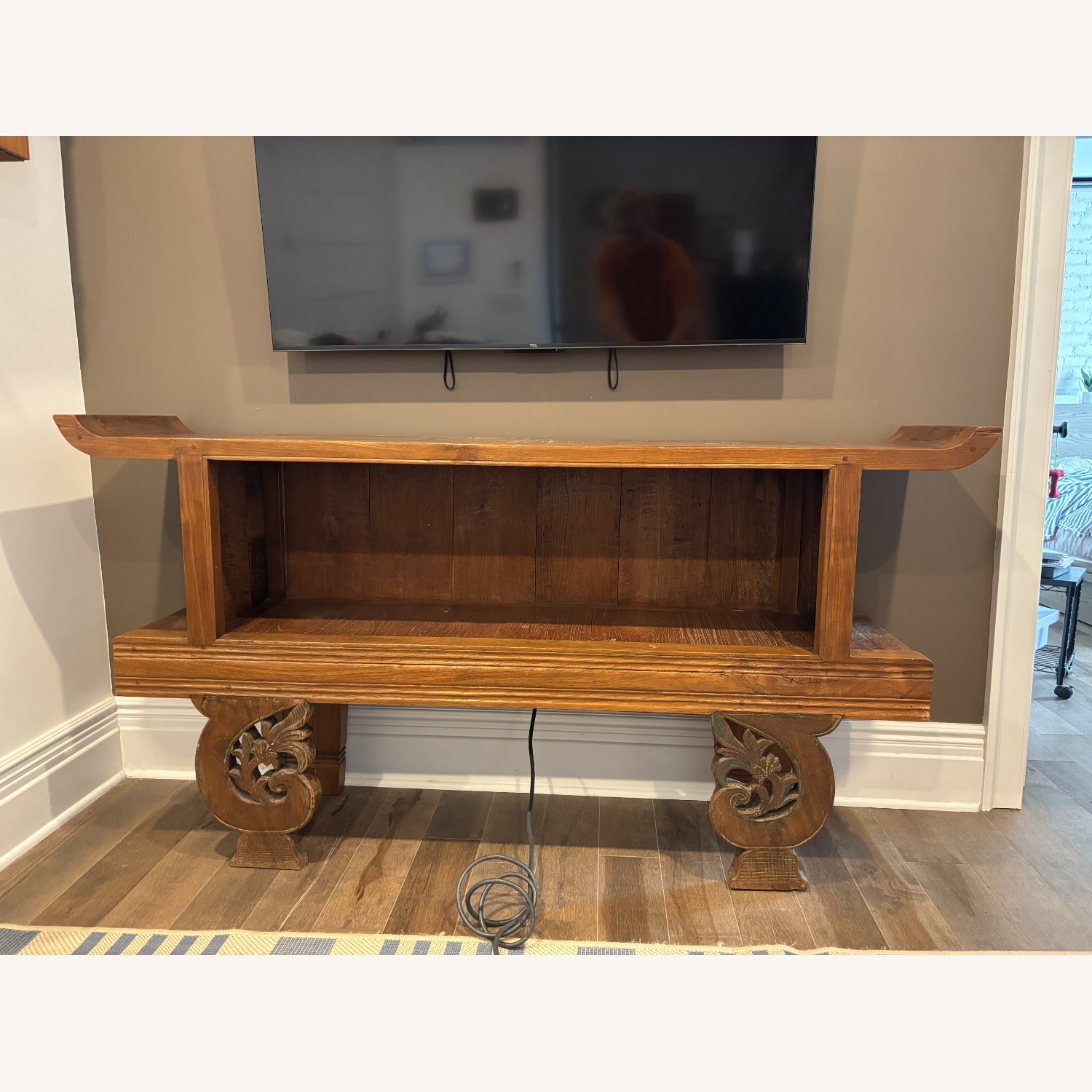 Solid Wood Handmade Console Table S.E. Asian - image-9