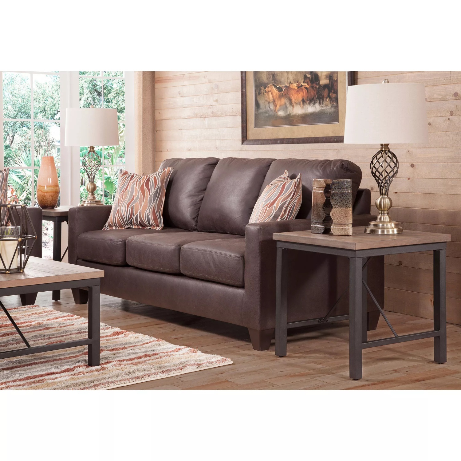 Chocolate Brown Ronnie Sofa - image-4