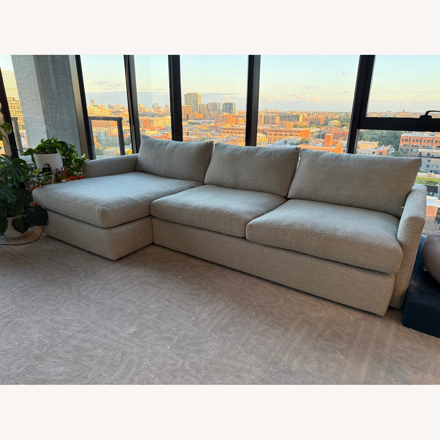 Crate & Barrel Lounge Deep 2- Piece Sectional - image-2