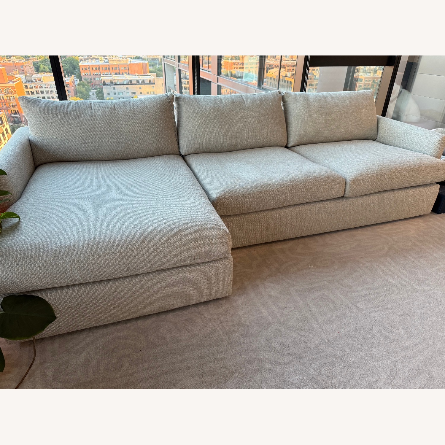 Crate & Barrel Lounge Deep 2- Piece Sectional - image-5