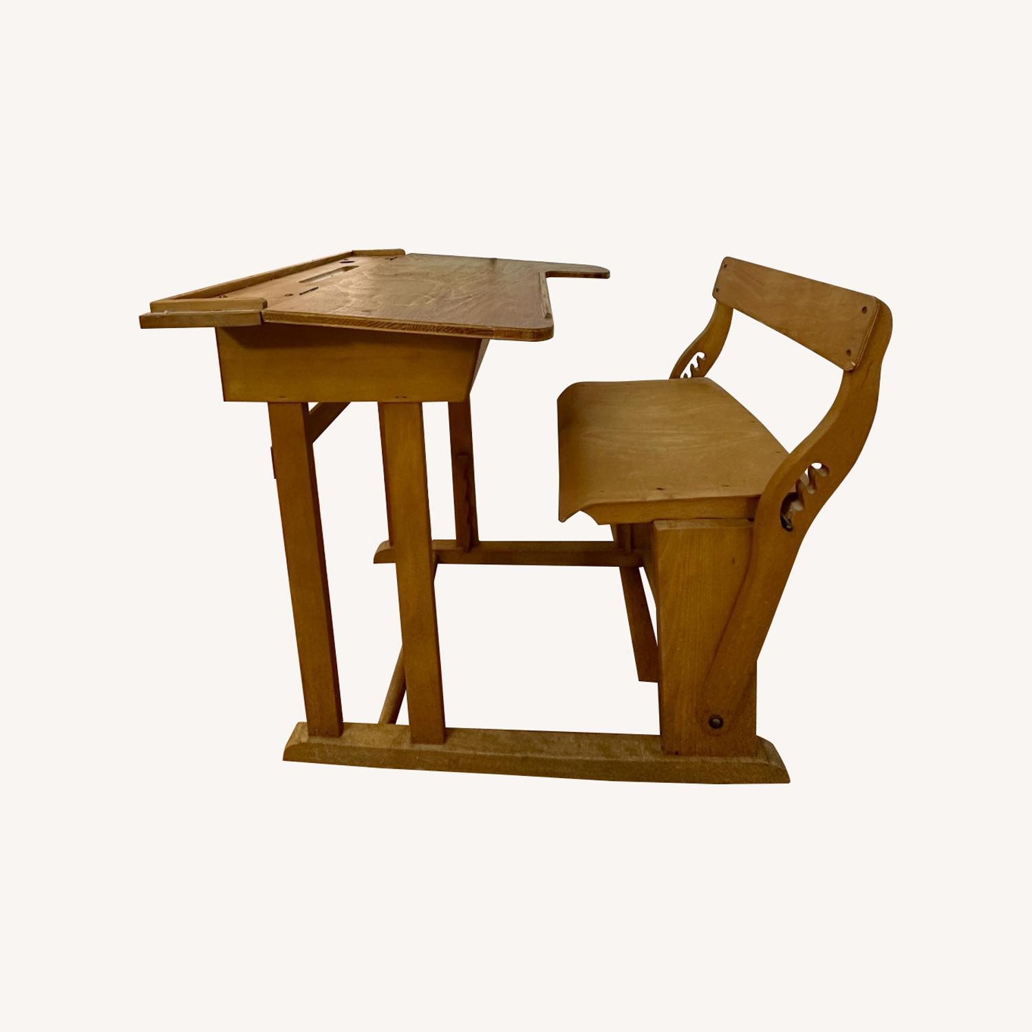 1920s French School Desk from Homestories - image-0