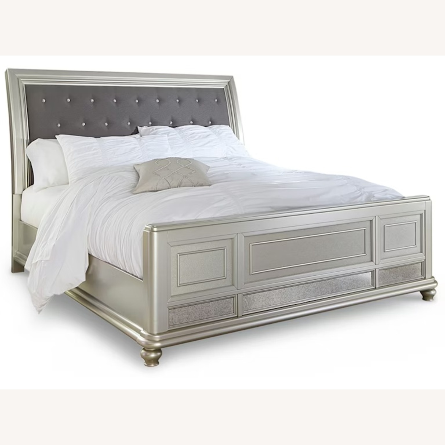 Coralyane Silver King Size Bed  - image-3