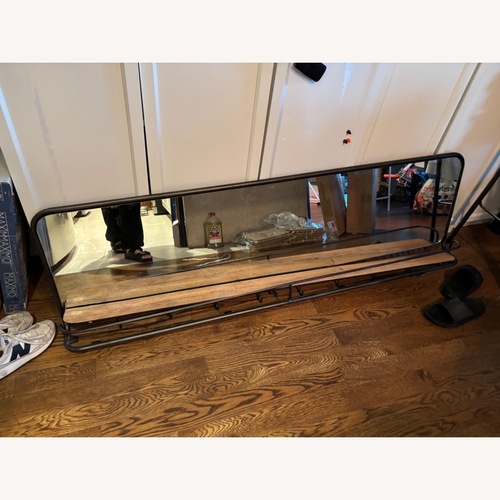 Used West Elm Entryway Mirror + Hooks for sale on AptDeco
