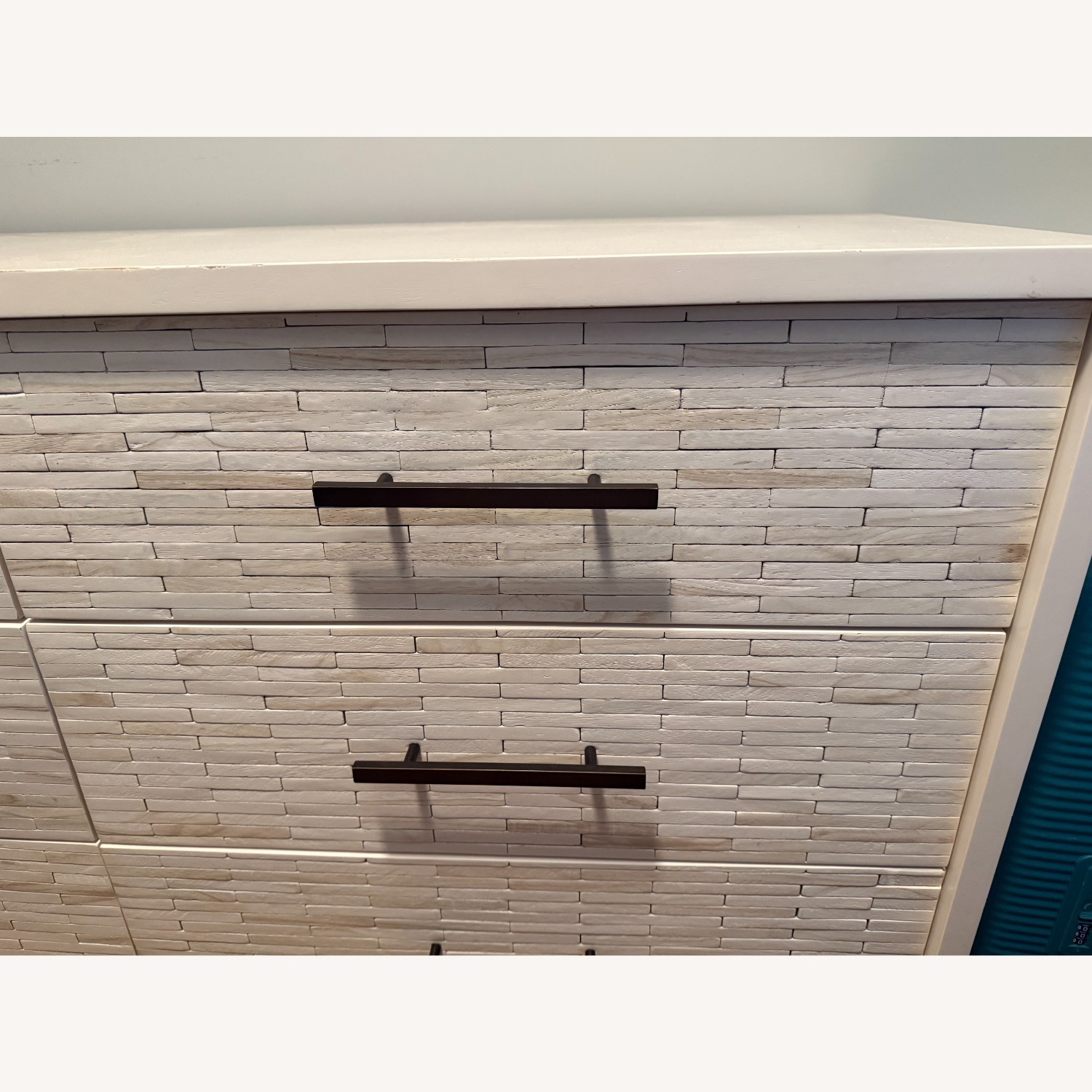 West Elm Wood Tiled Dresser - image-5