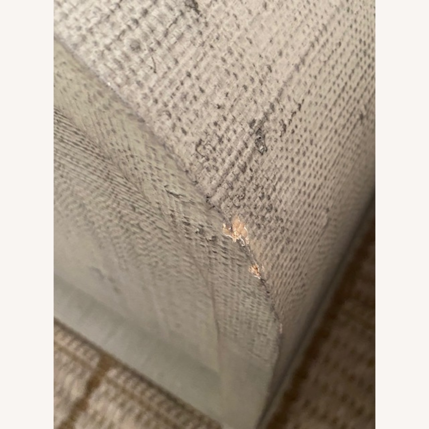 CB2 Archer Linen Nightstand With Drawer - image-11