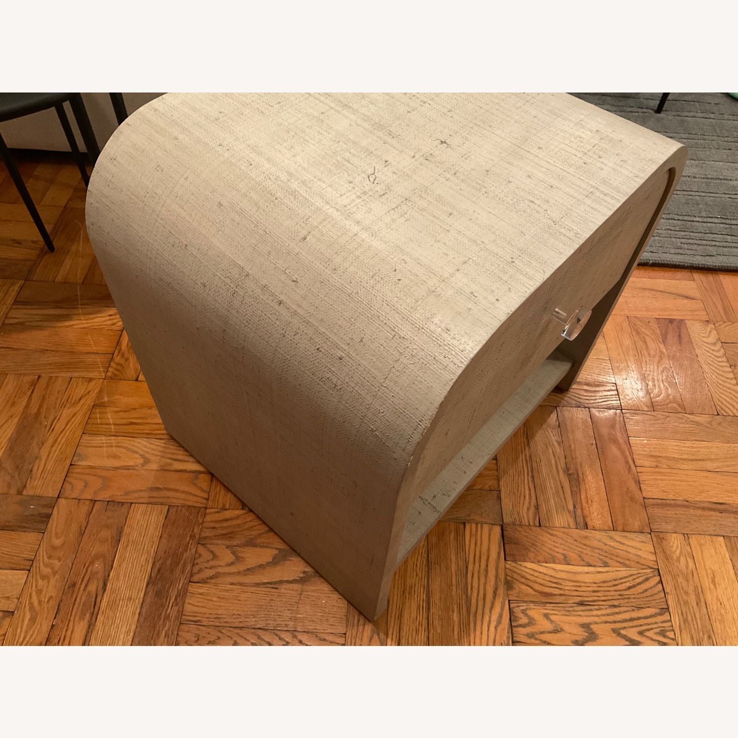 CB2 Archer Linen Nightstand With Drawer - image-18