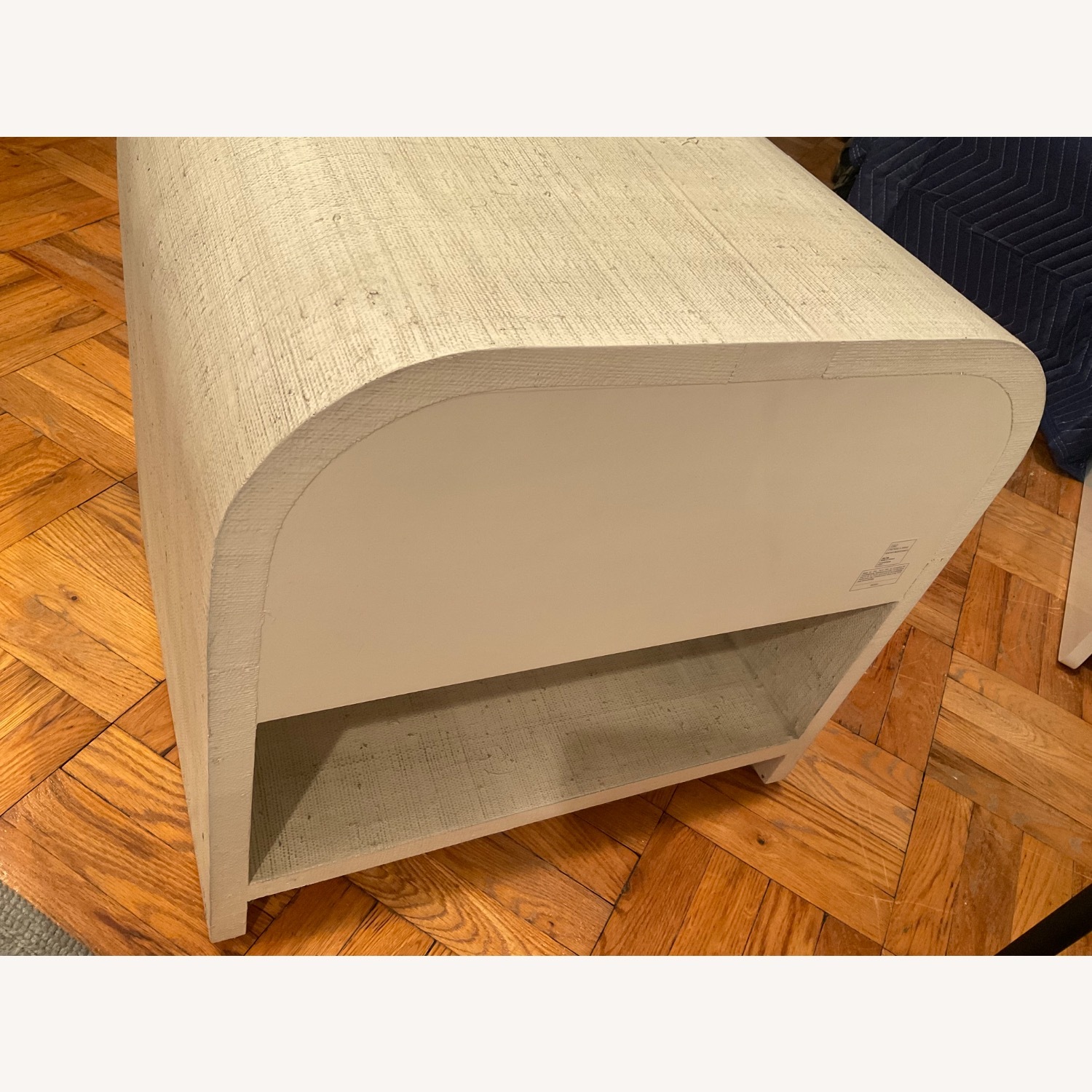 CB2 Archer Linen Nightstand With Drawer - image-21