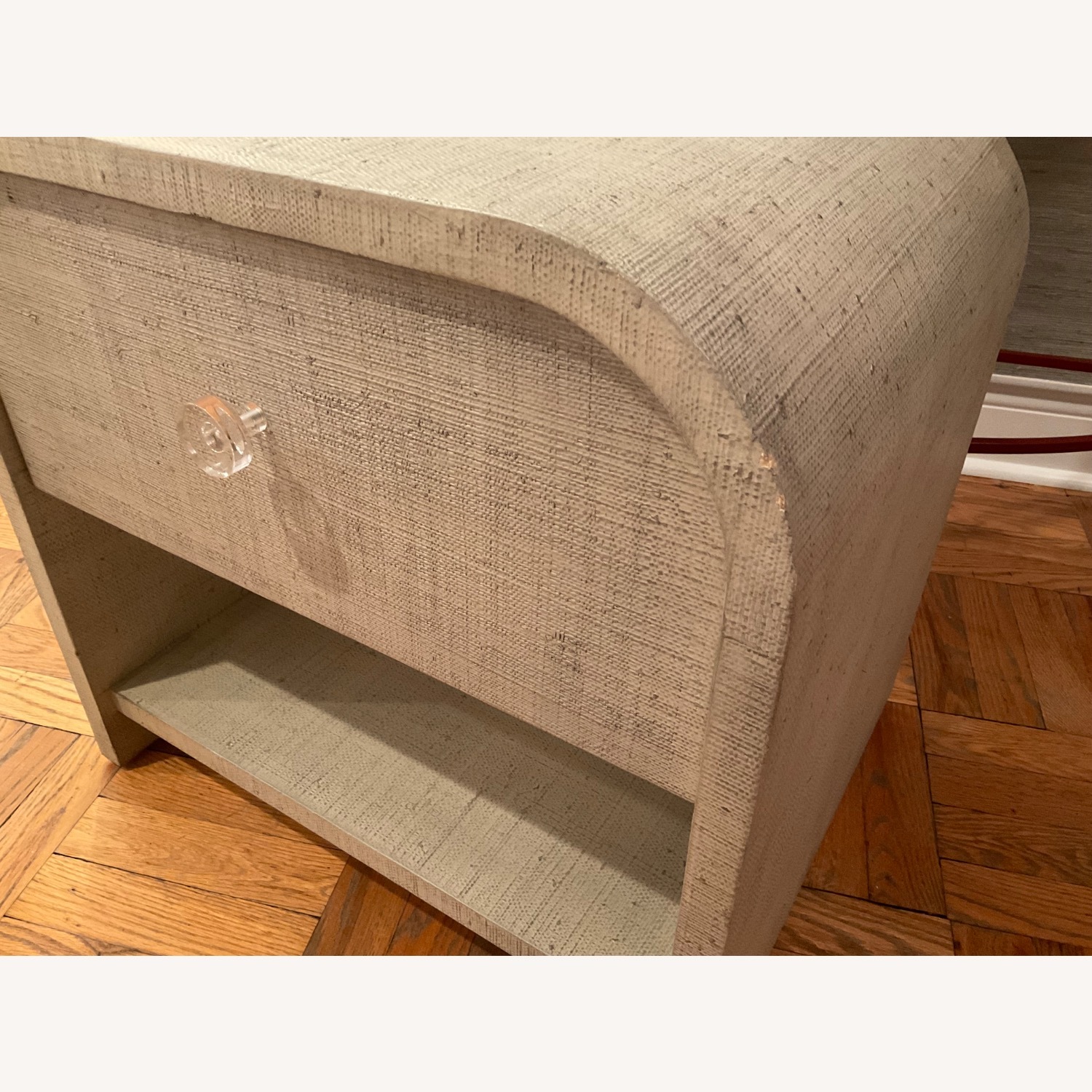 CB2 Archer Linen Nightstand With Drawer - image-15