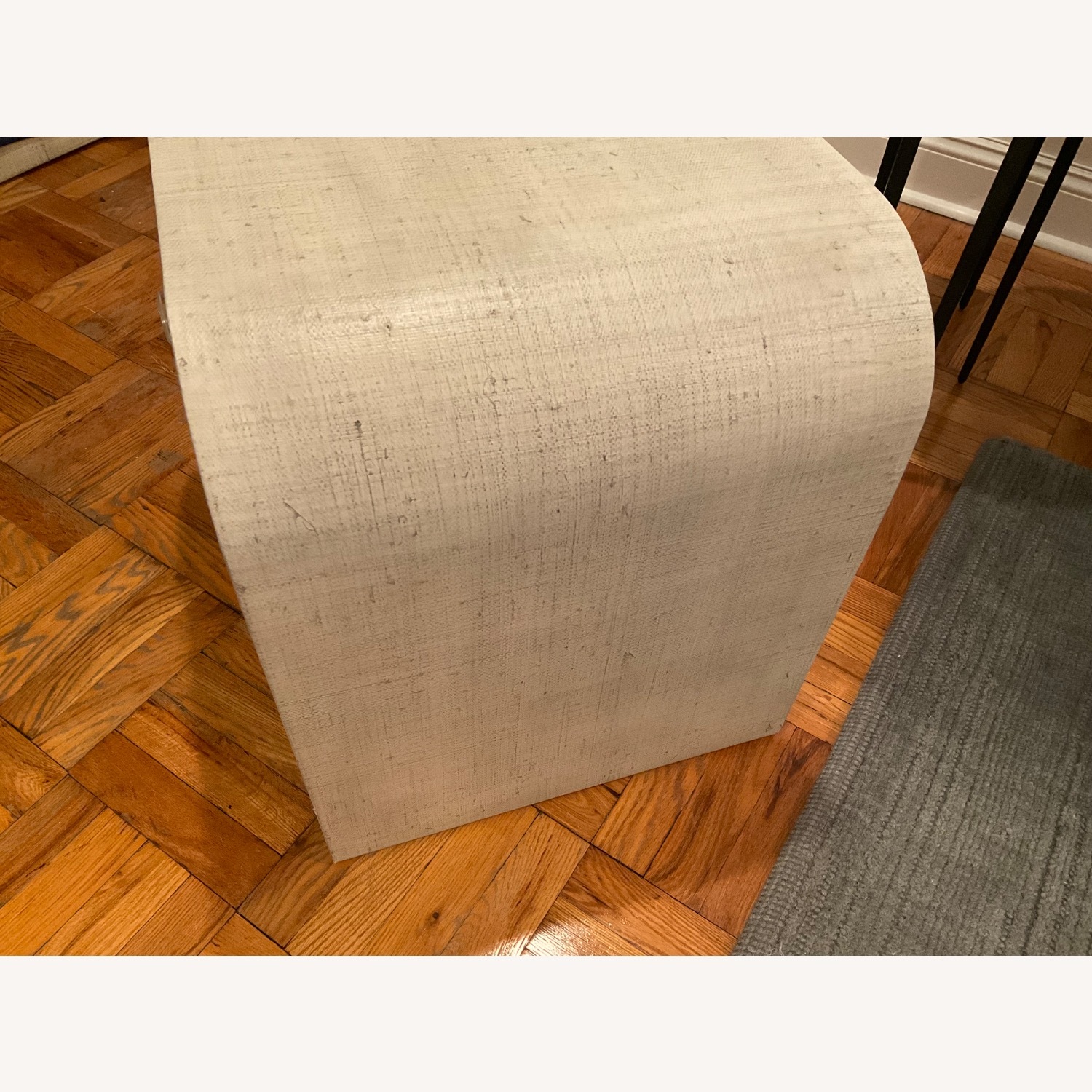 CB2 Archer Linen Nightstand With Drawer - image-17