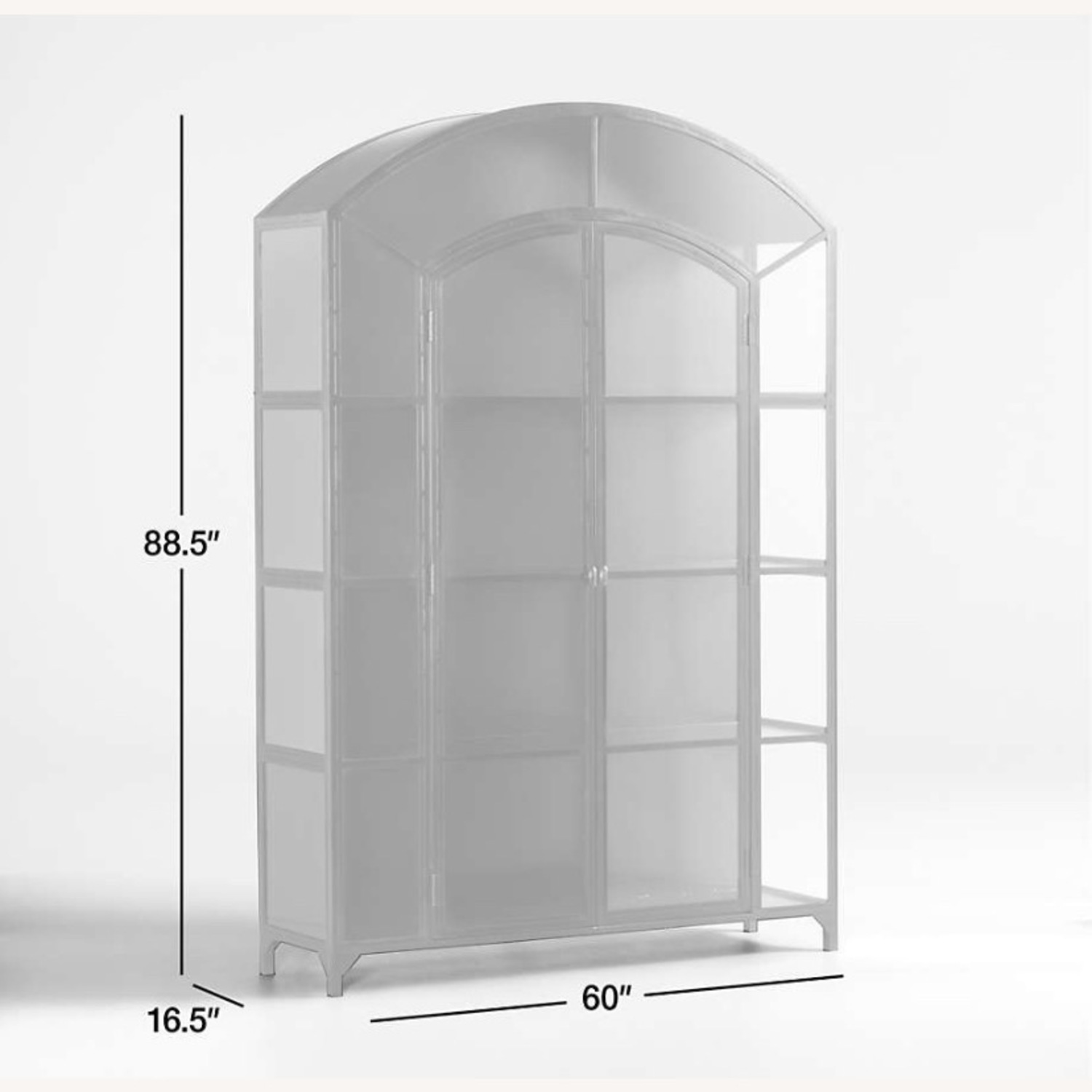 Crate & Barrel Ventana Wide Cabinet - image-4