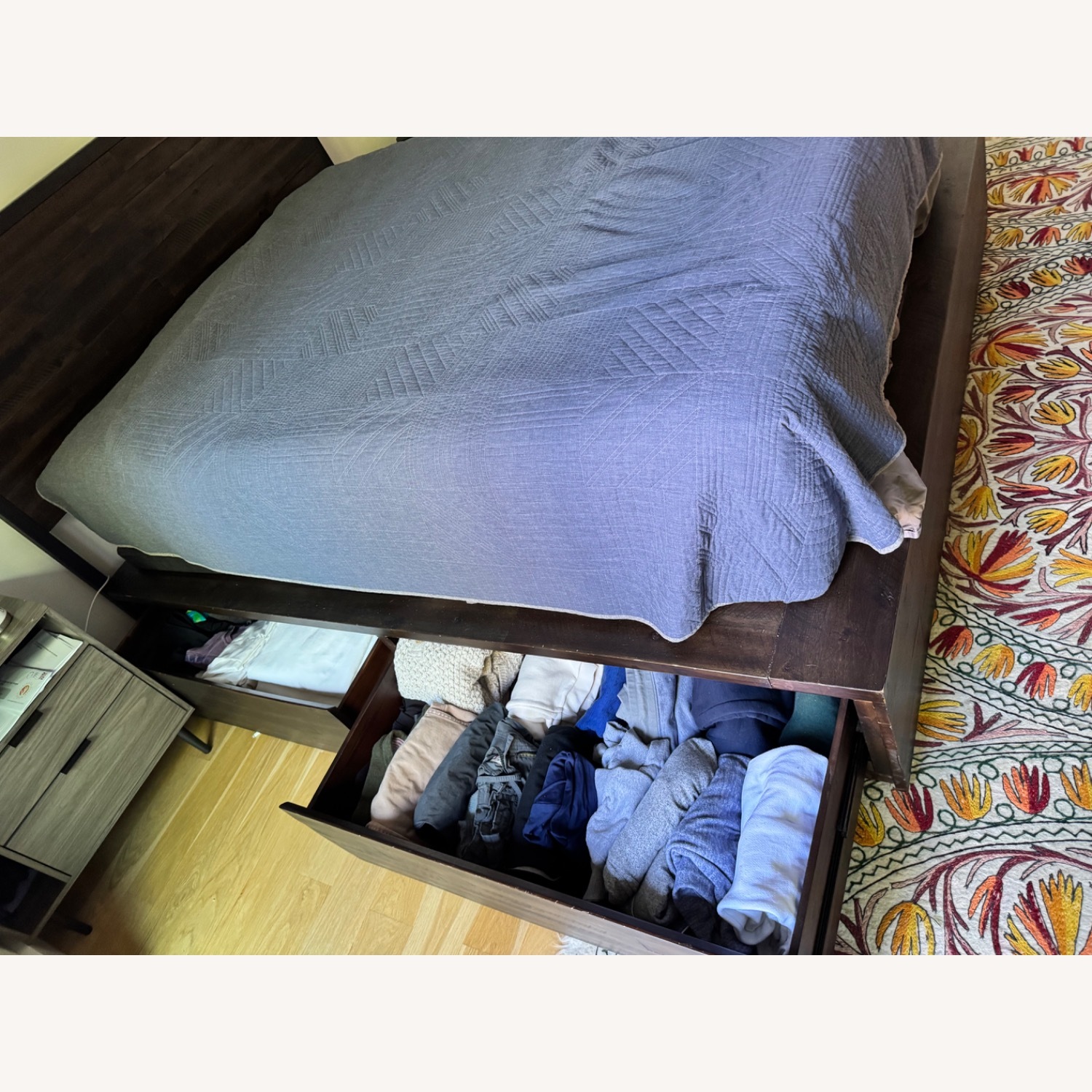 West Elm Logan Bed With Drawers - image-4