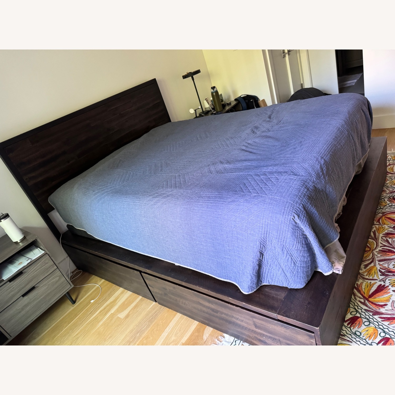 West Elm Logan Bed With Drawers - image-2