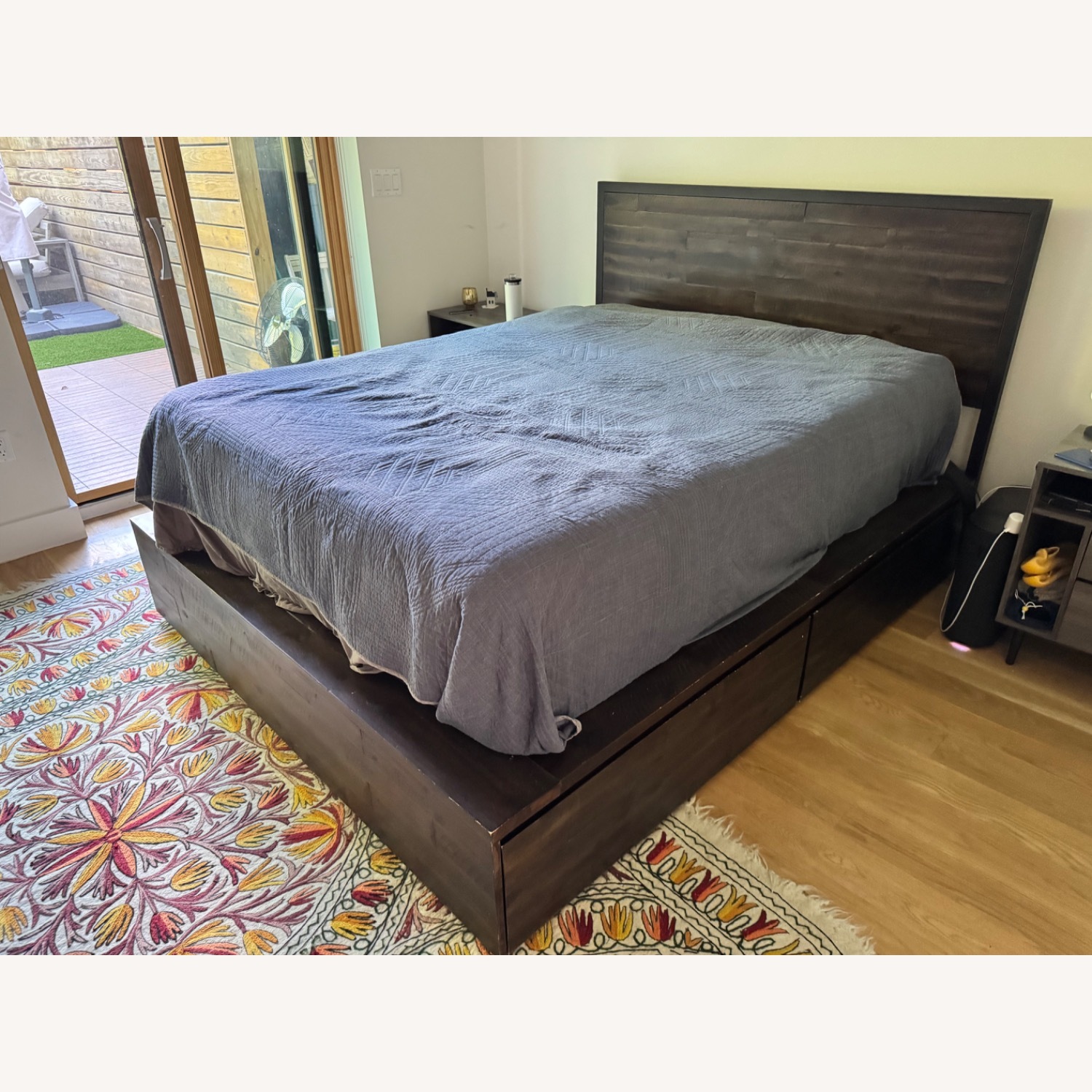 West Elm Logan Bed With Drawers - image-3