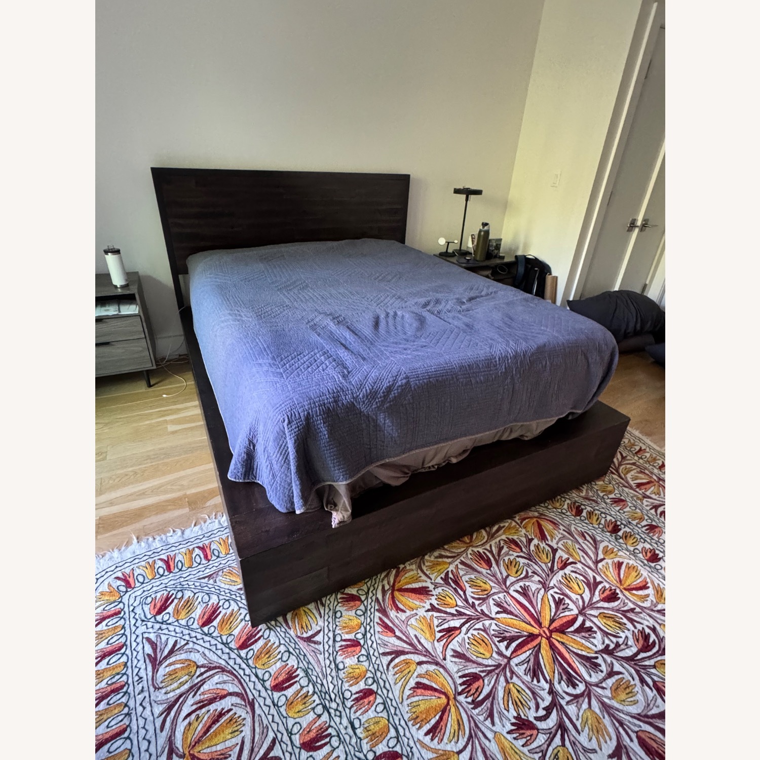 West Elm Logan Bed With Drawers - image-1