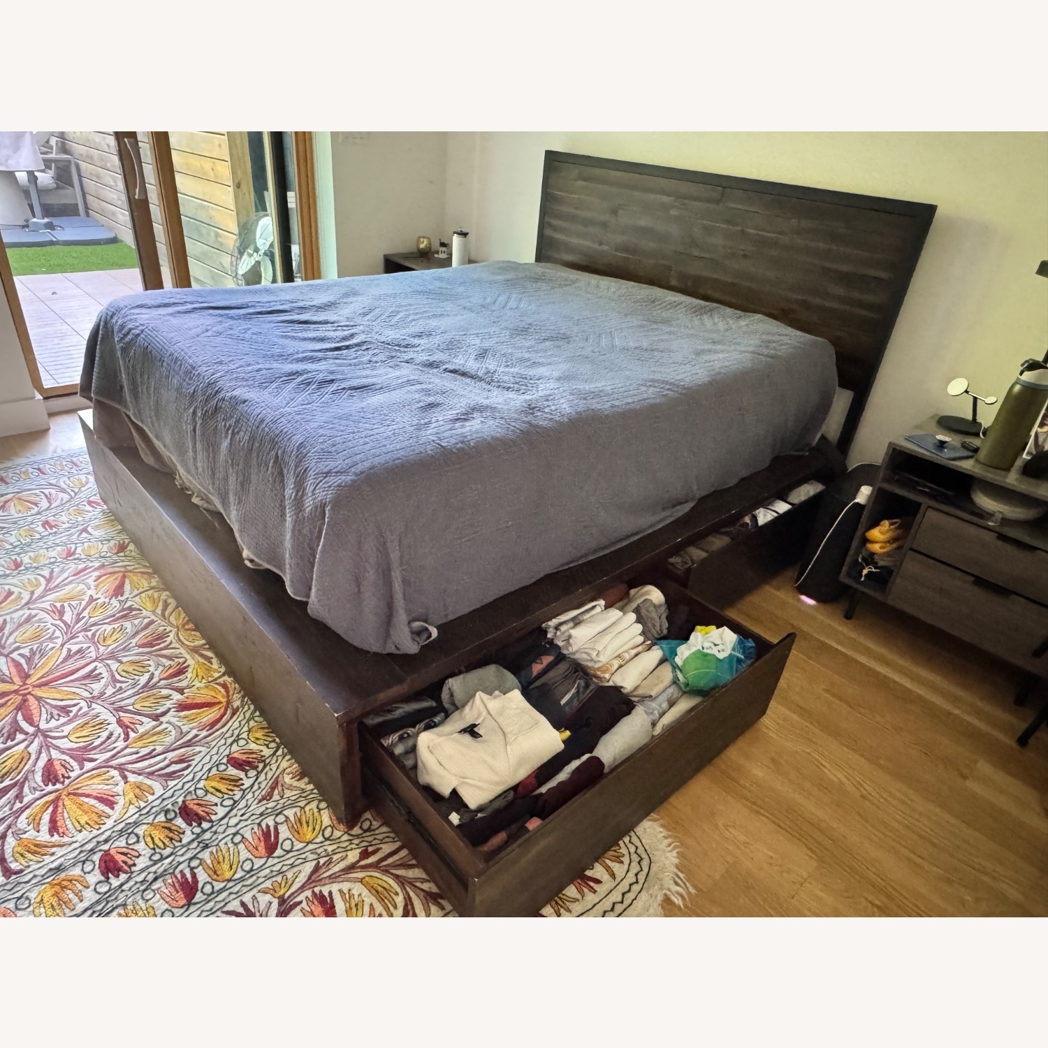 West Elm Logan Bed With Drawers - image-5