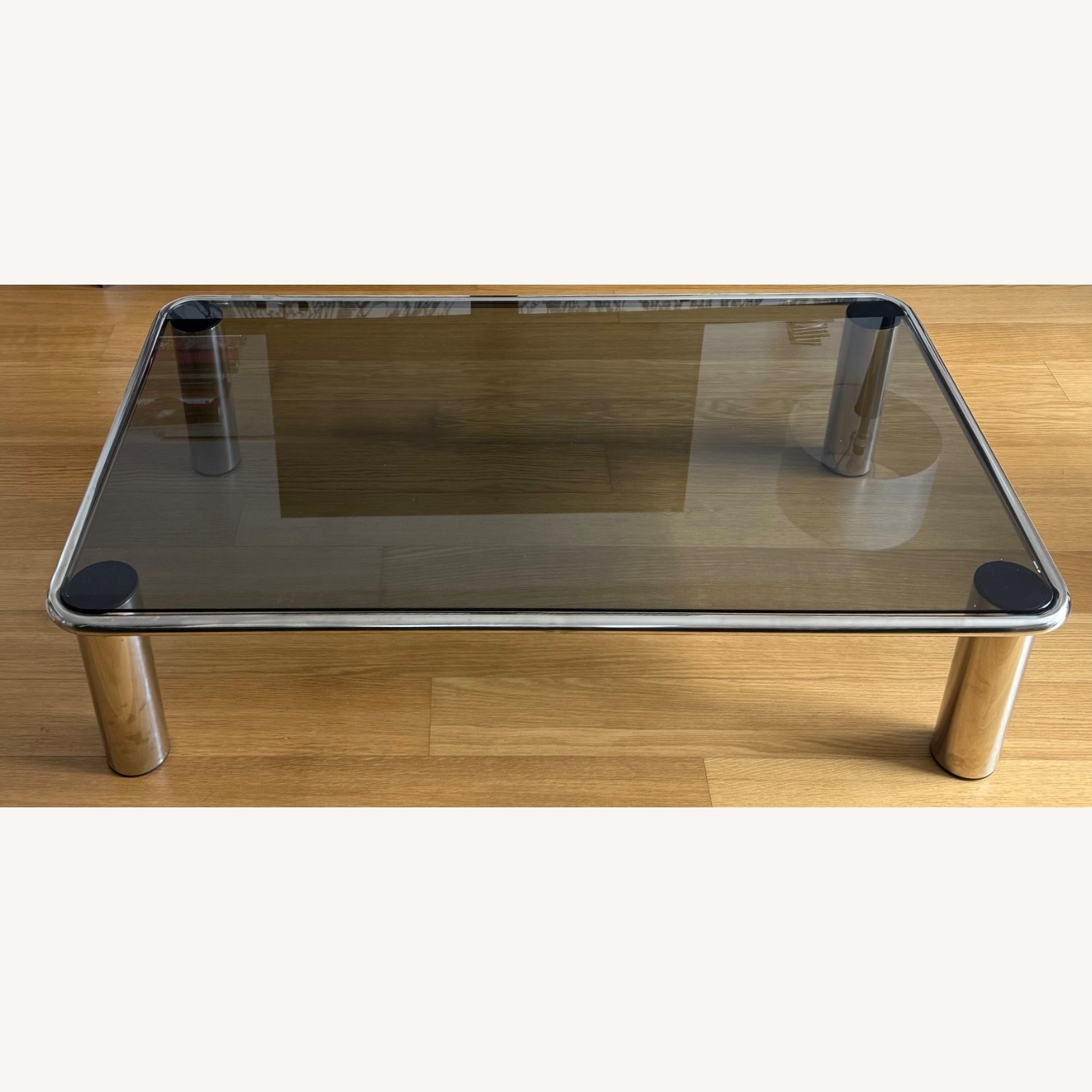 CB2 Glass Coffee Table By Gianfranco Frattini - image-8
