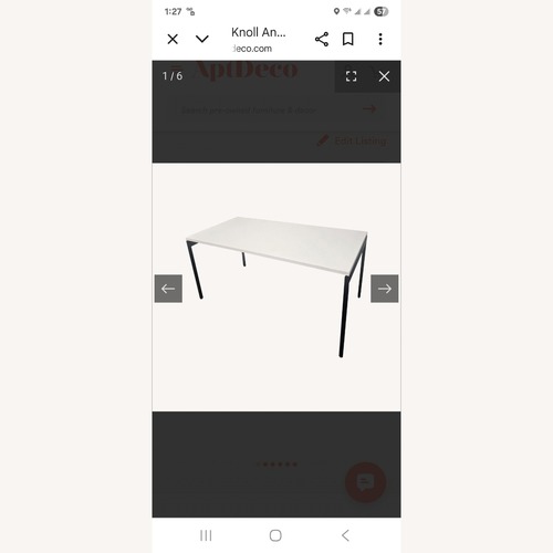 Used Knoll Antenna Table & Desk for sale on AptDeco