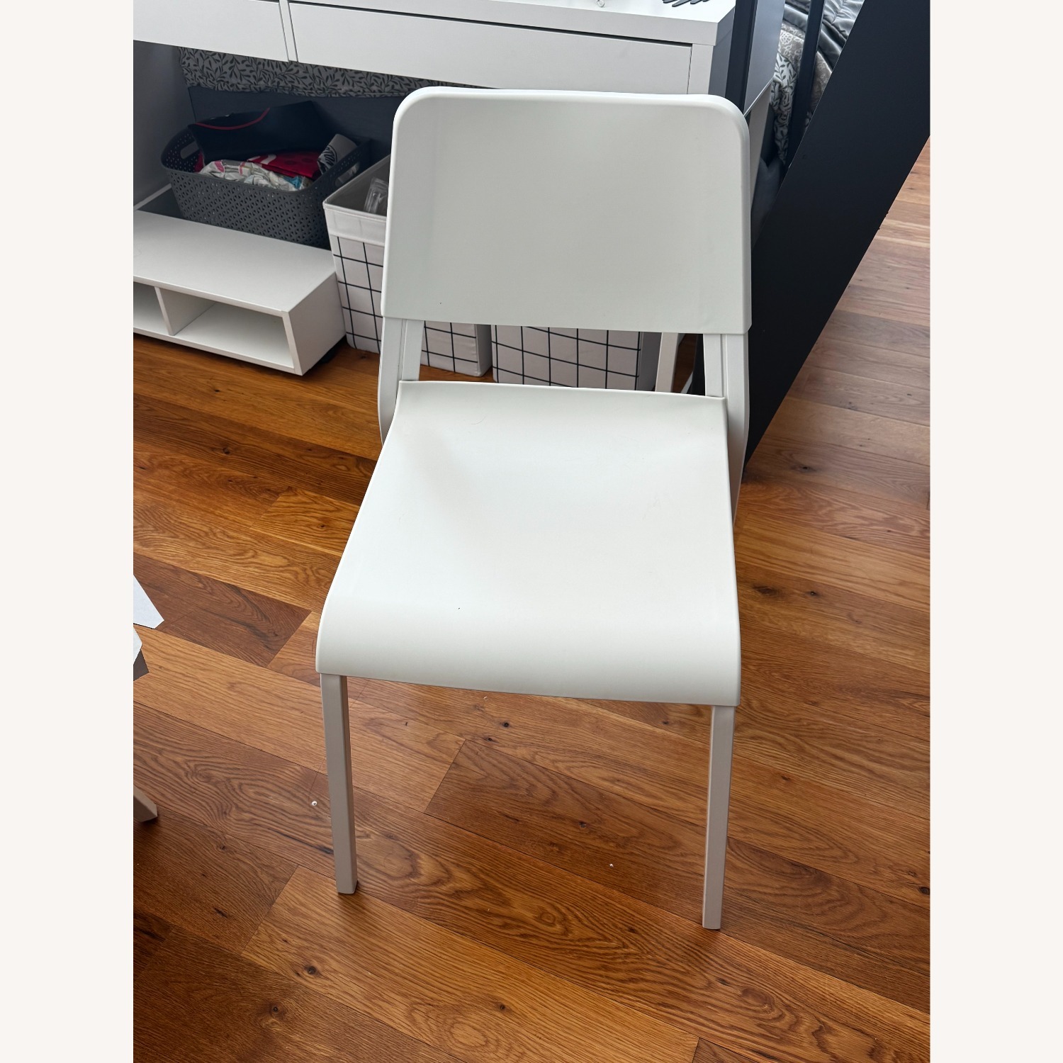 【極美品/バラ売可】IKEA TEODORESテオドレス 4脚 ダークグレー TEODORES テオドレス チェア, ホワイト - IKEA