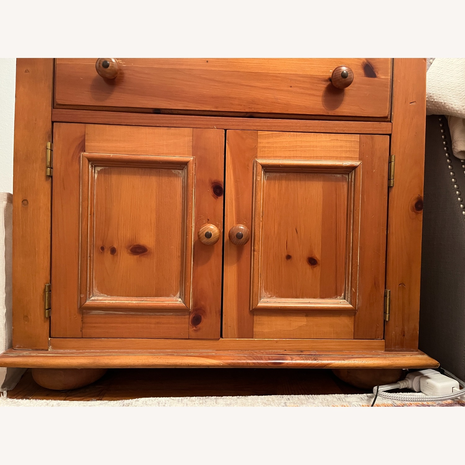 Solid Pine Nightstand - image-3