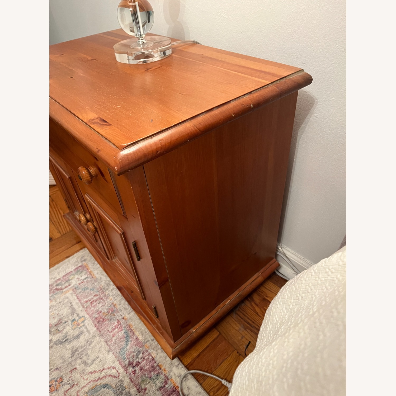 Solid Pine Nightstand - image-4