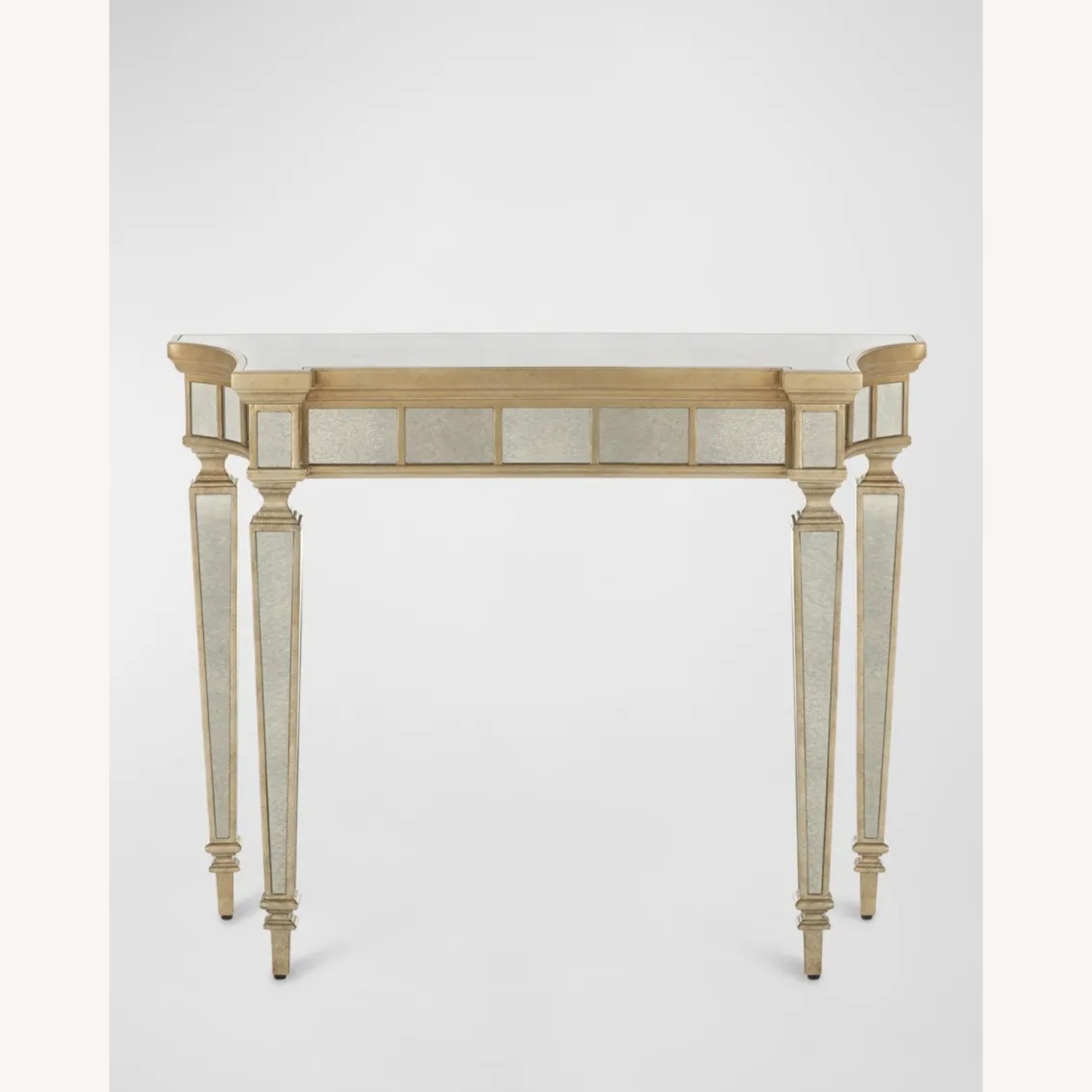 Horchow Mirrored Glass Vanity Set - image-5