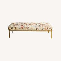 Anthropologie Rug Ottoman