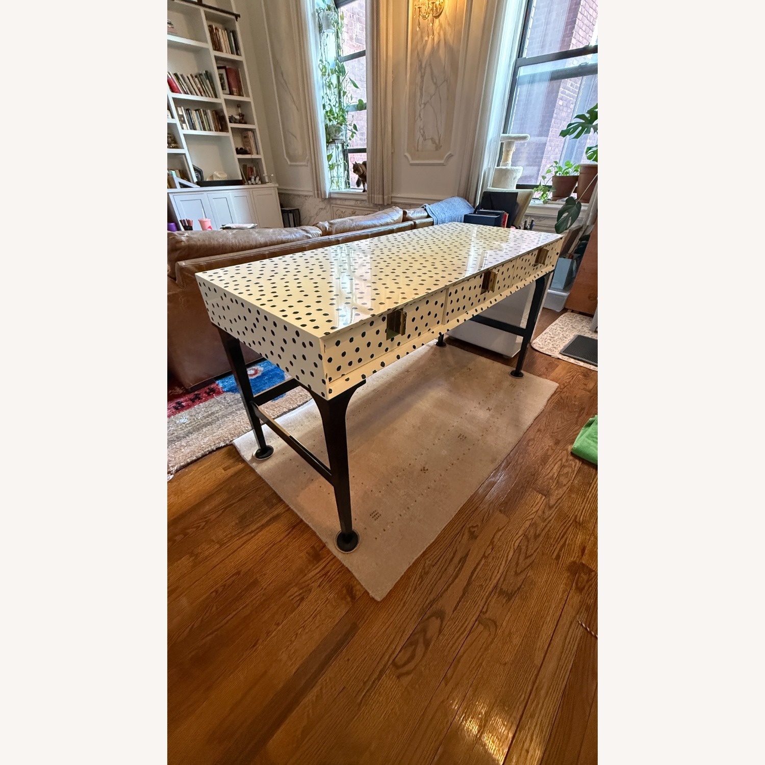 Kate Spade Polka Dot 3-Drawer Desk - image-1