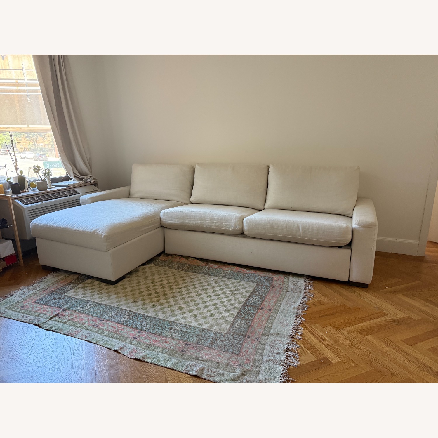 RH Left-Arm Sectional, Queen Sized Sleeper - image-1