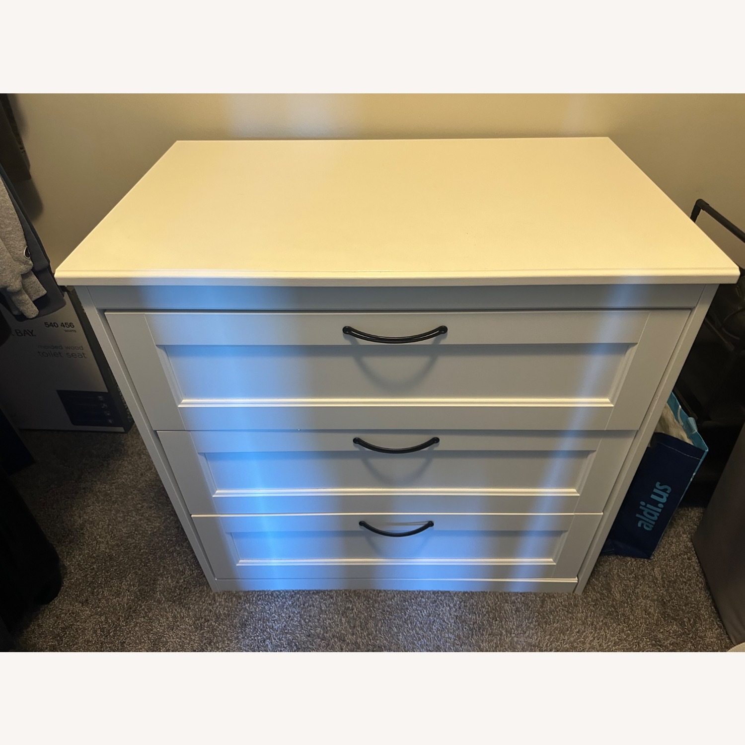 IKEA SONGESAND White Dresser - image-1