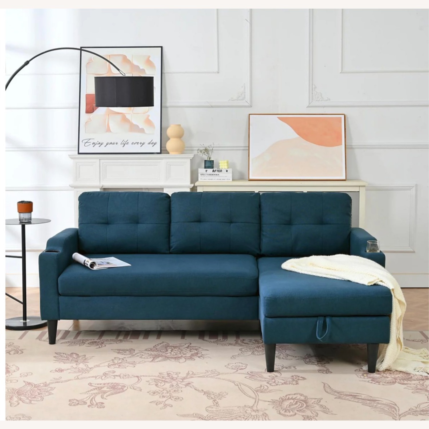 Spacious and Comfortable Modern Sofa - image-5