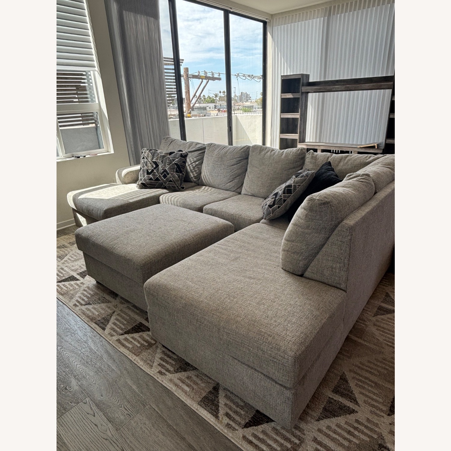 Ashley Casselbury Gray Sectional - image-3