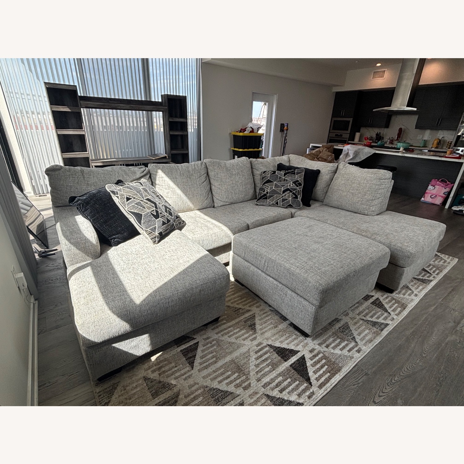 Ashley Casselbury Gray Sectional - image-2