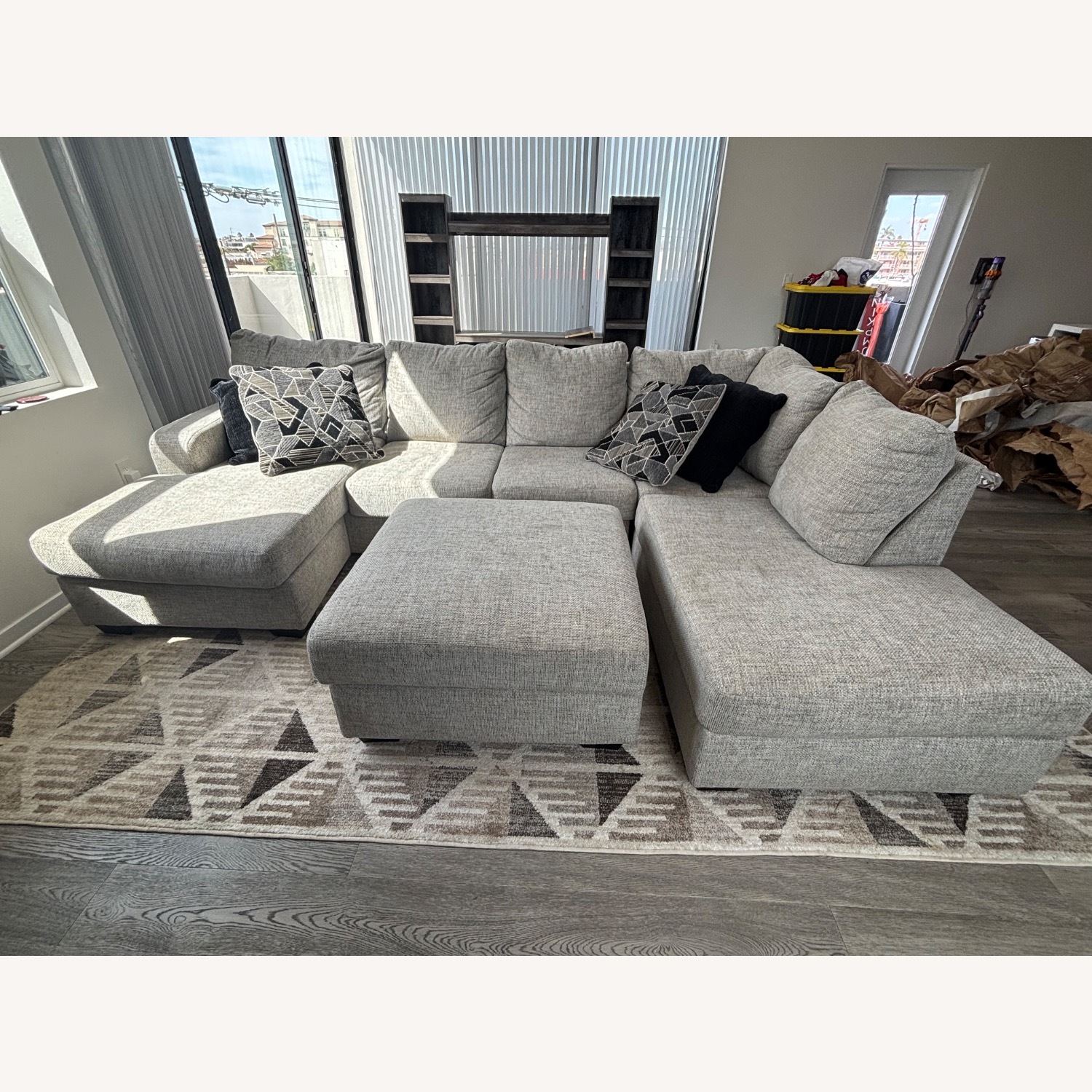 Ashley Casselbury Gray Sectional - image-1