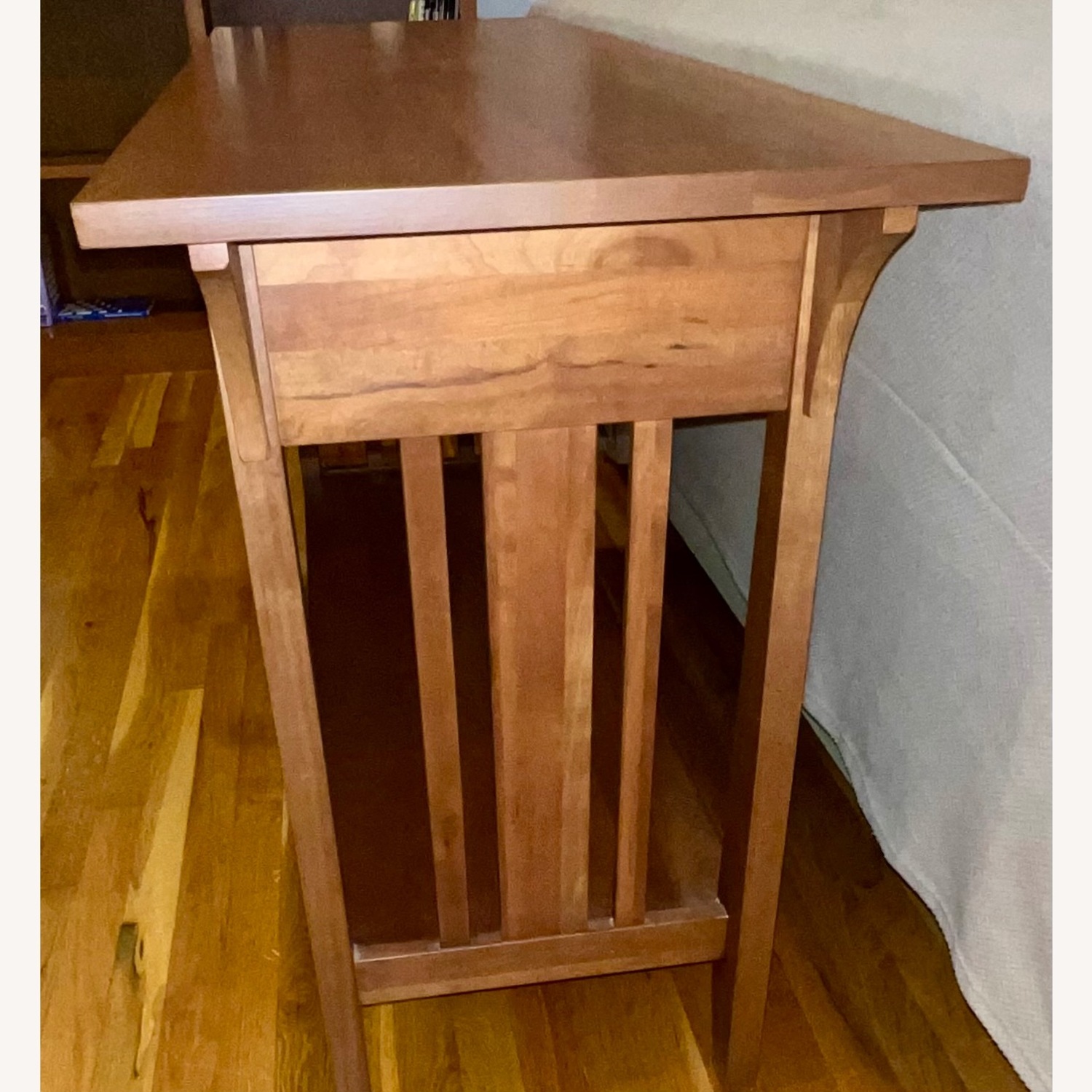 Ethan Allen Mission Console Table with Drawers - image-3