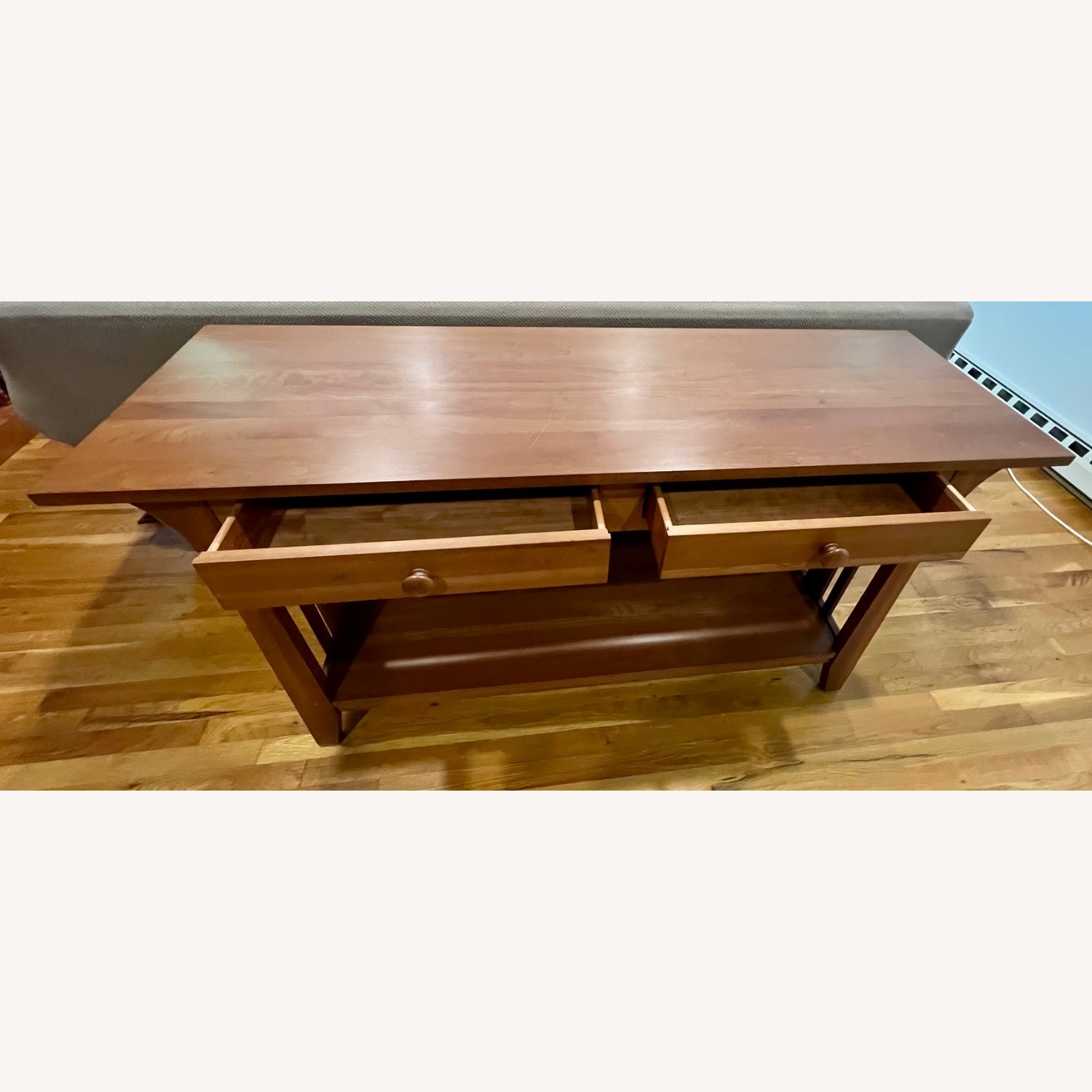 Ethan Allen Mission Console Table with Drawers - image-5