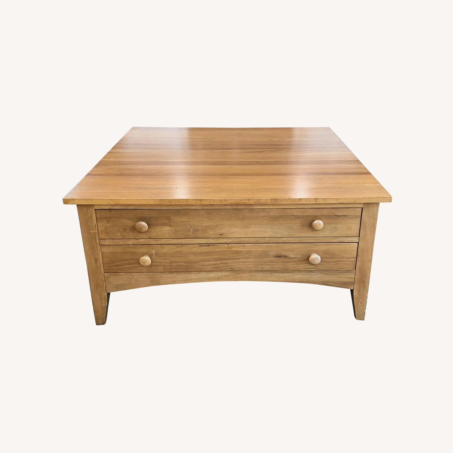 Ethan Allen Coffee Table with Drawers - image-0